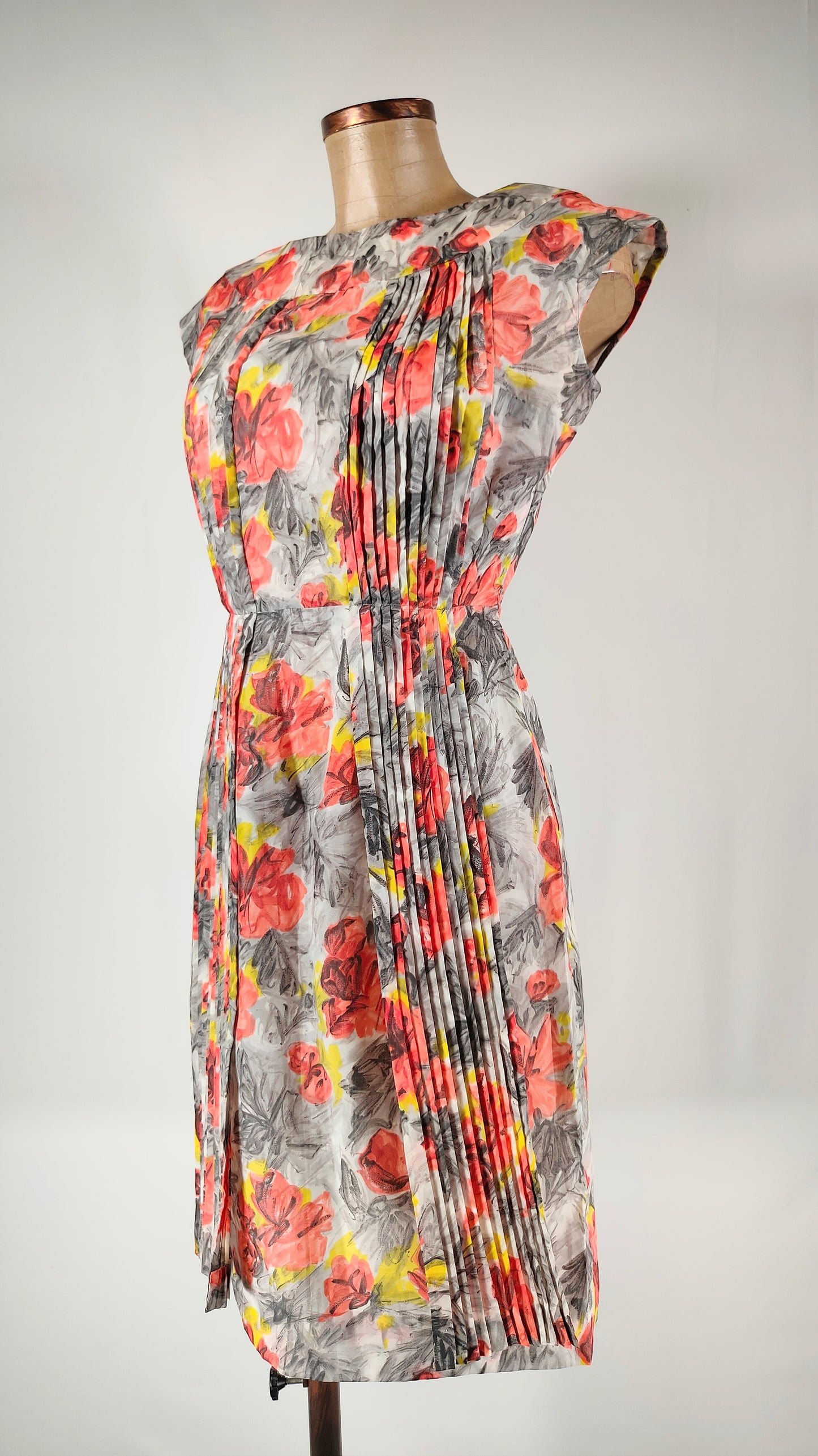 Vestido Tergal estampado de flores