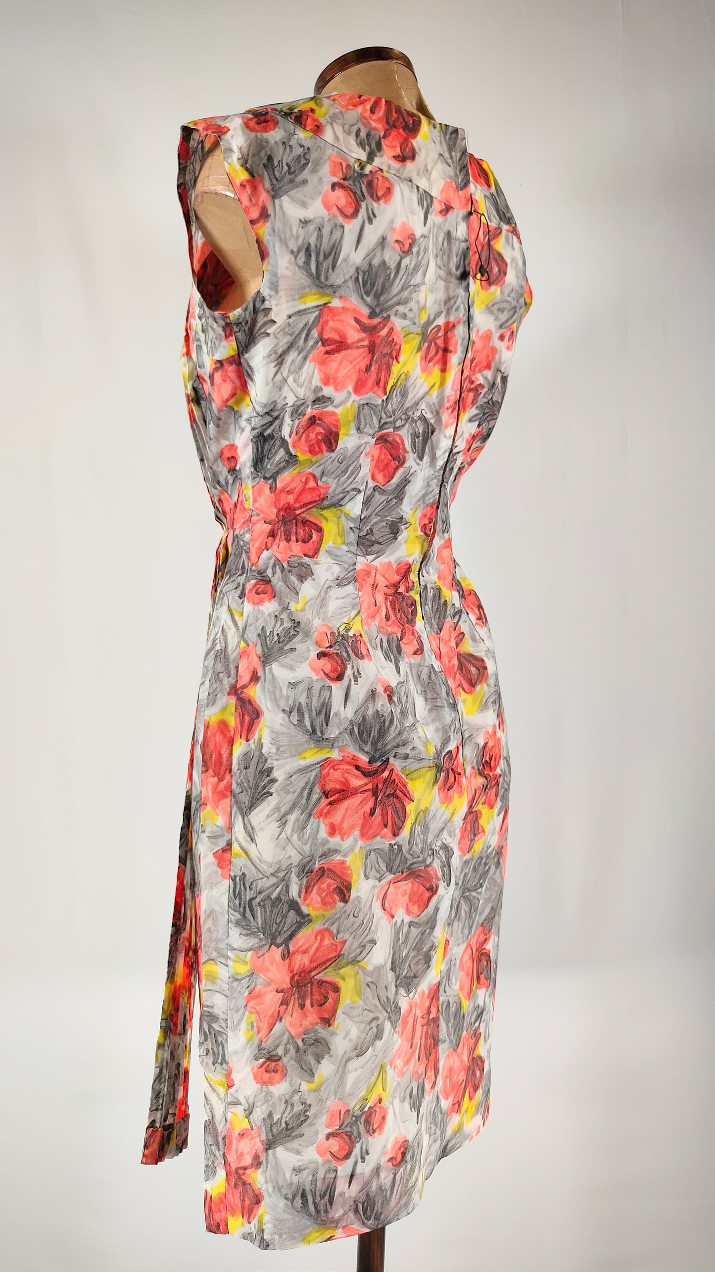 Vestido Tergal estampado de flores