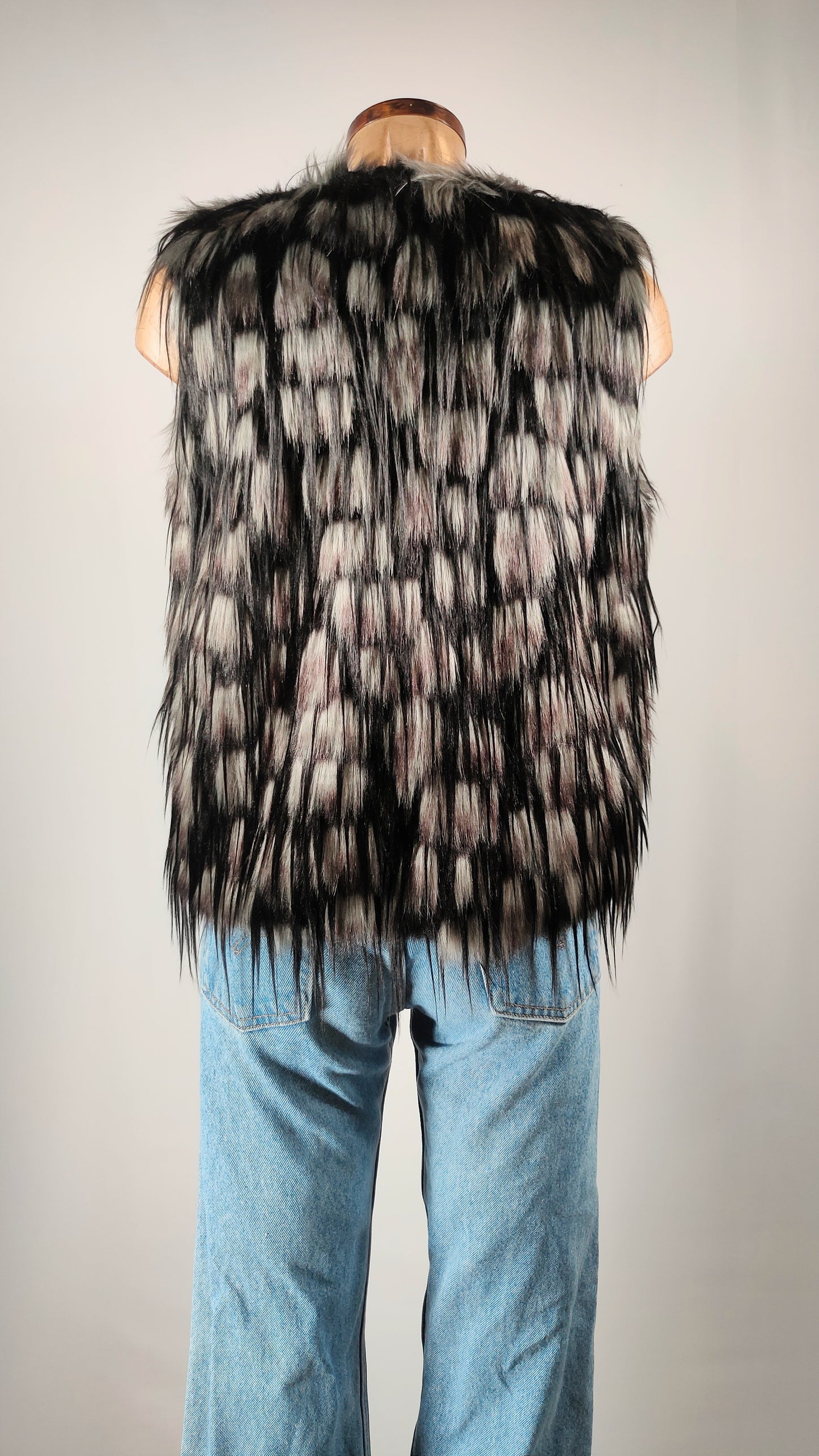 Chaleco de pelo sintético