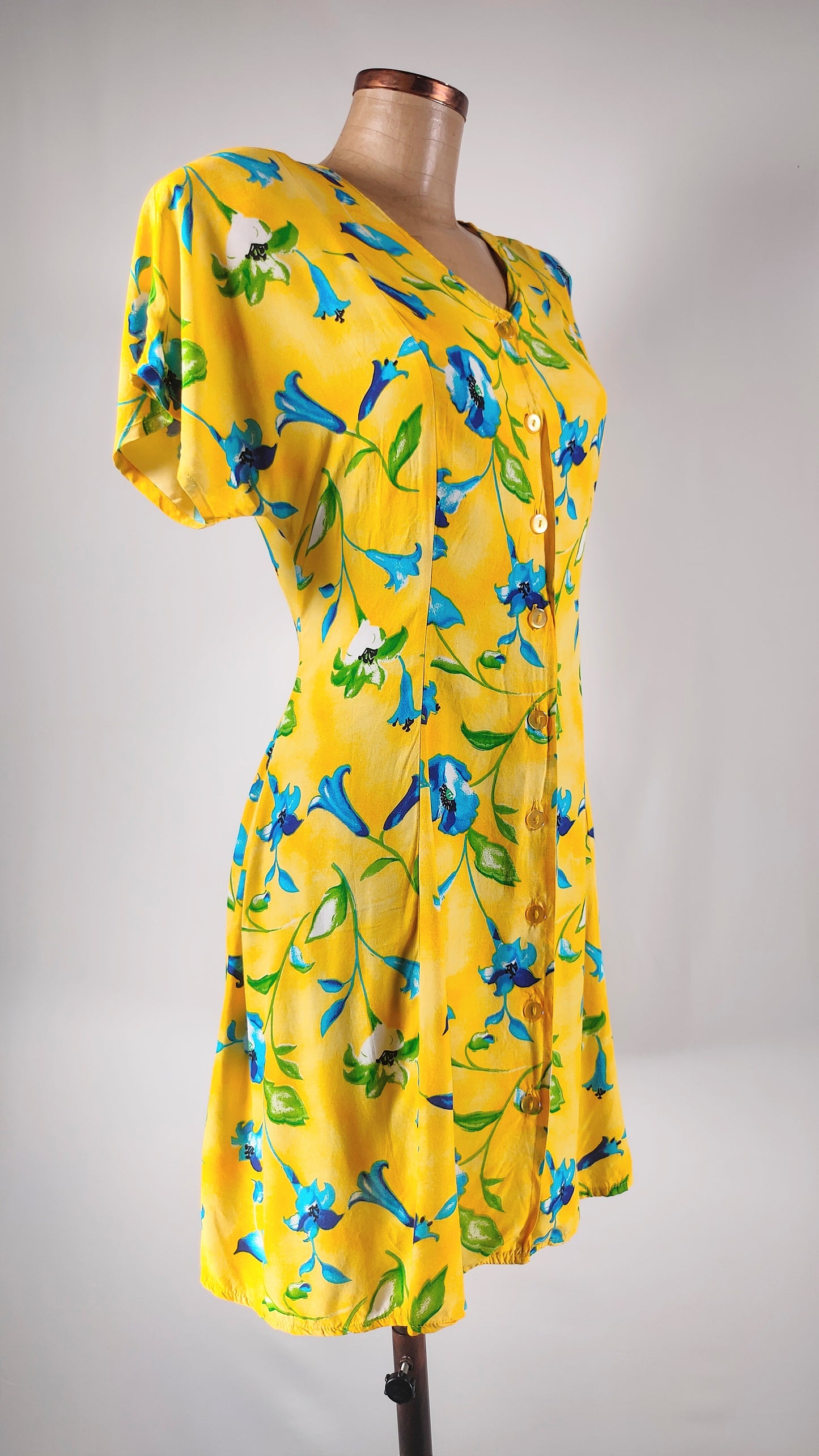 Vestido vintage amarillo