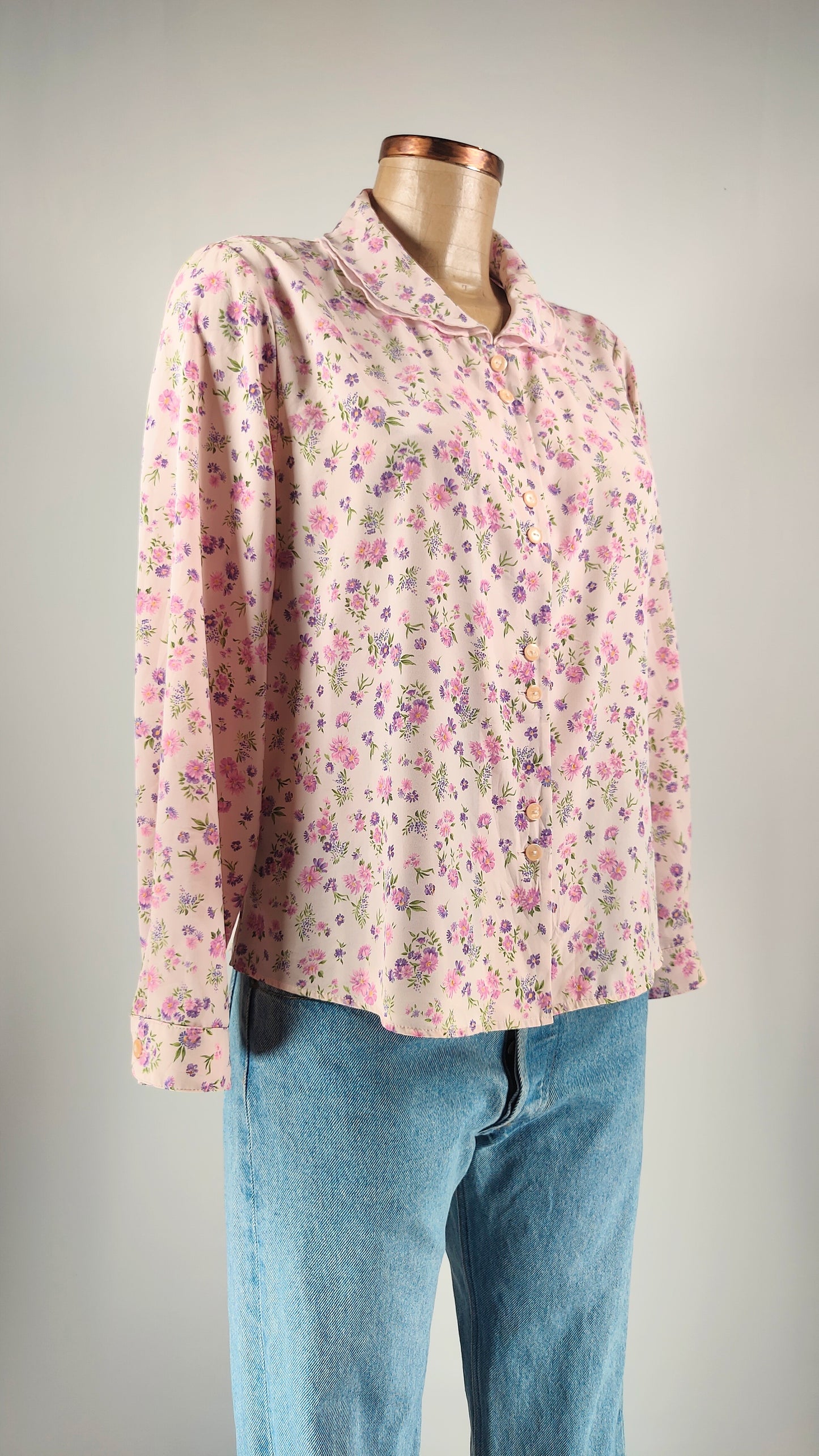 Blusa romántica vintage