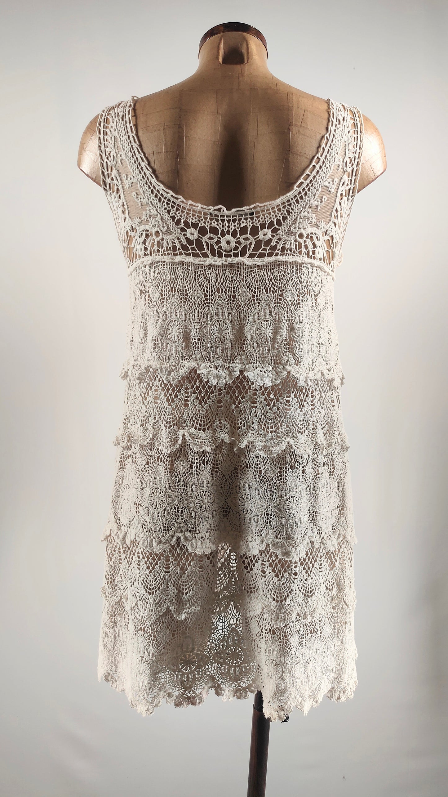 Vestido calado blanco