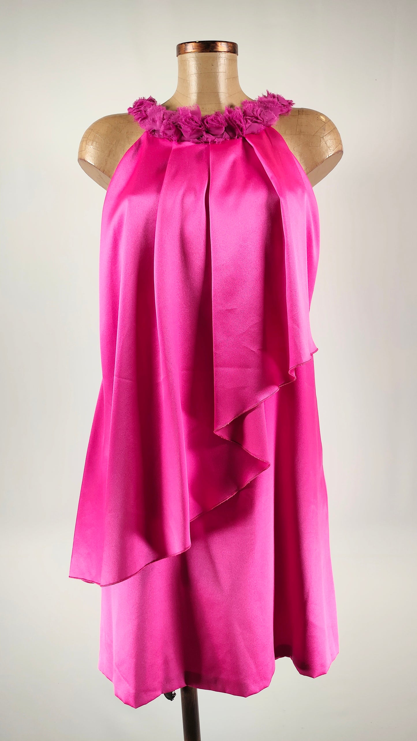 Vestido fucsia Mercedes Romero