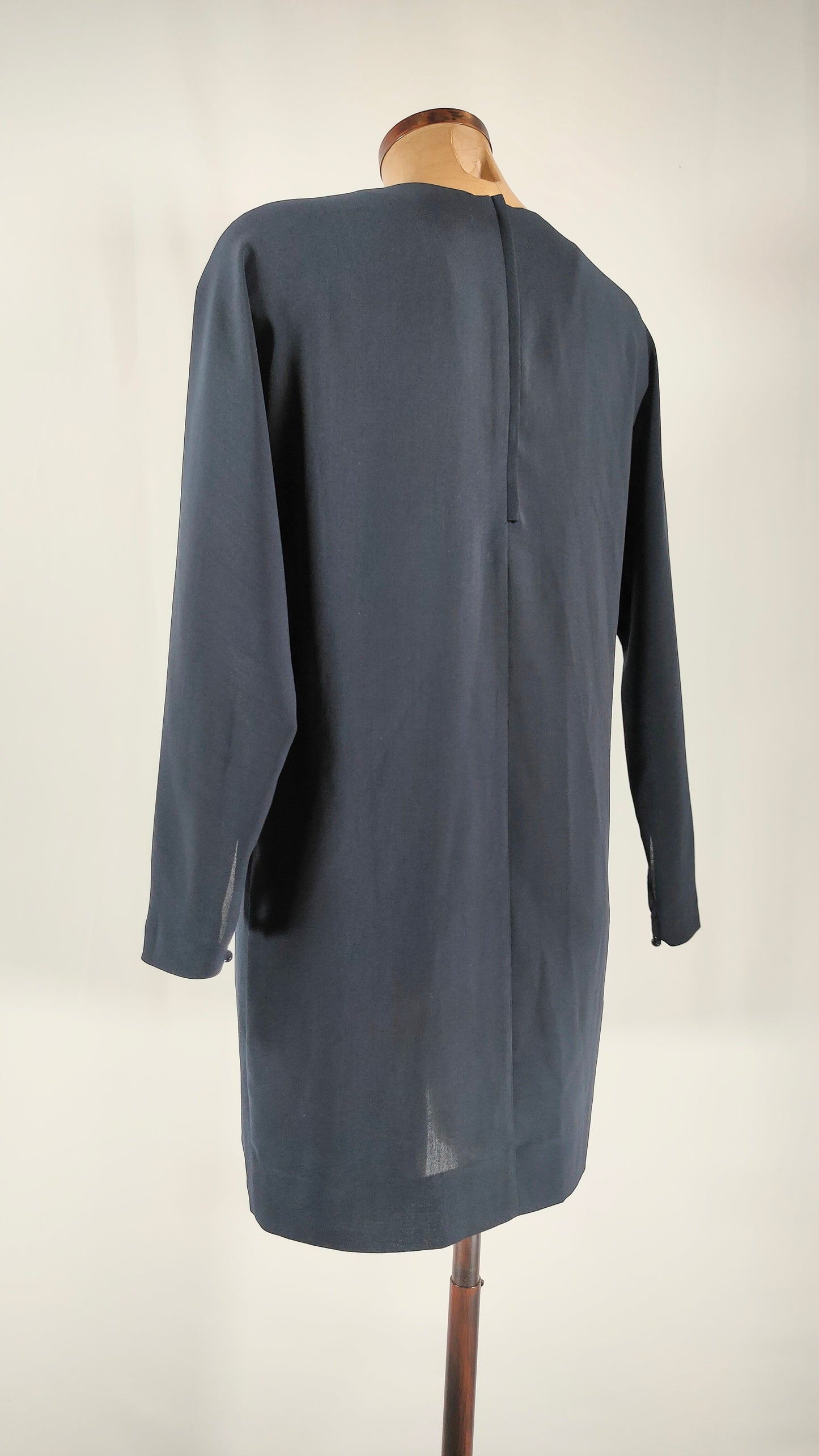 Vestido Bimba y Lola azul oscuro recto