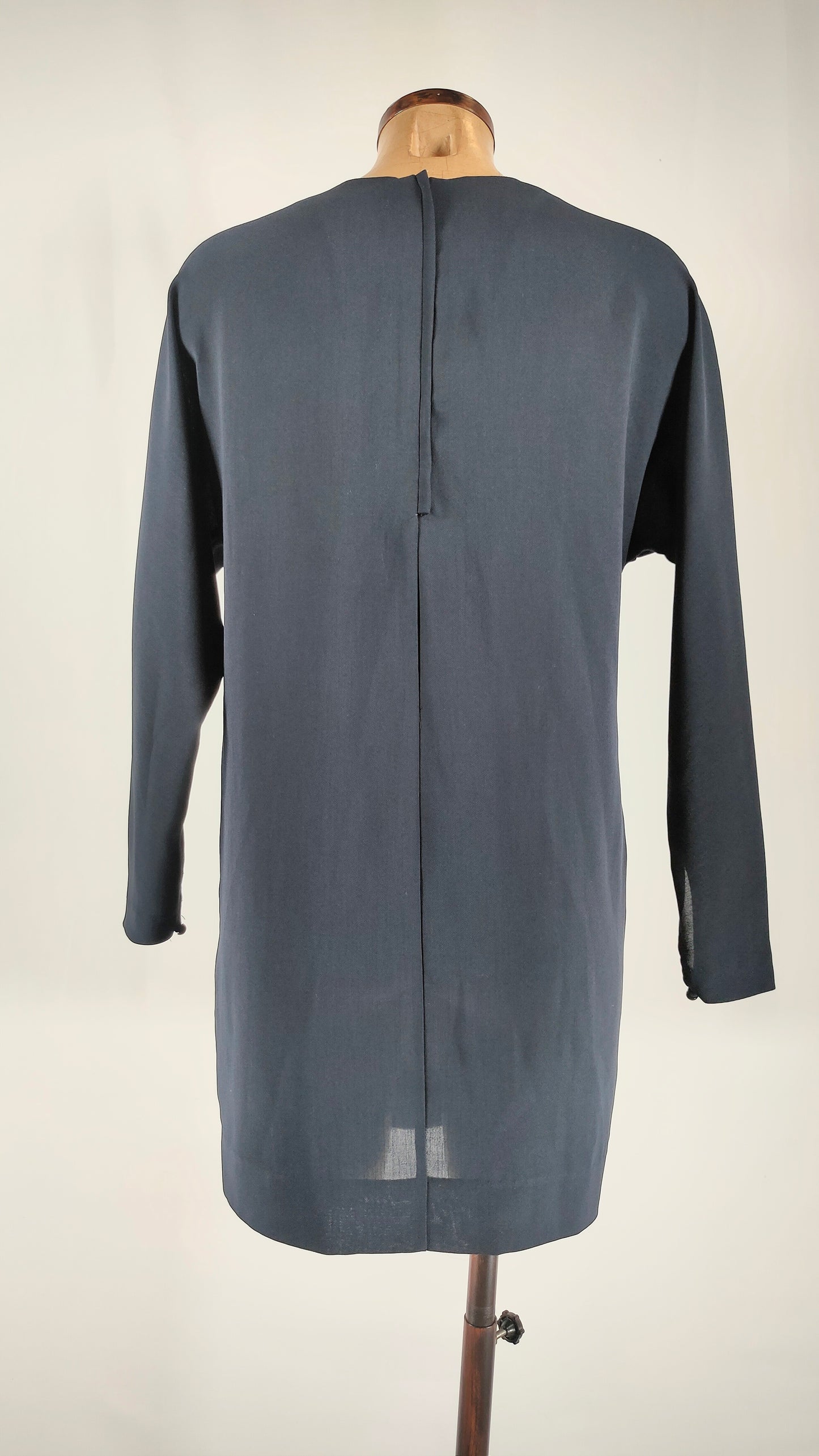Vestido Bimba y Lola azul oscuro recto