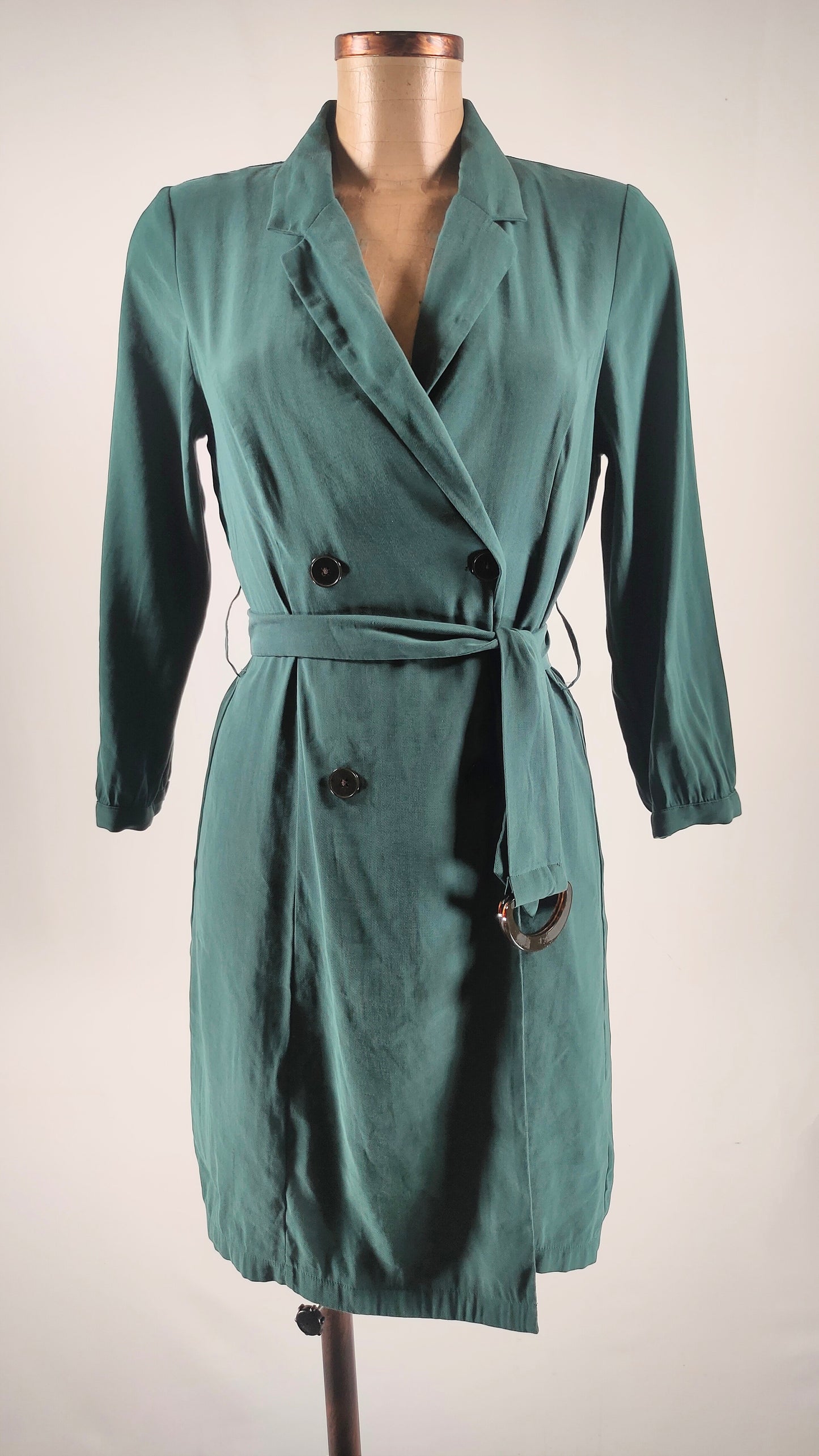 Vestido verde Mango