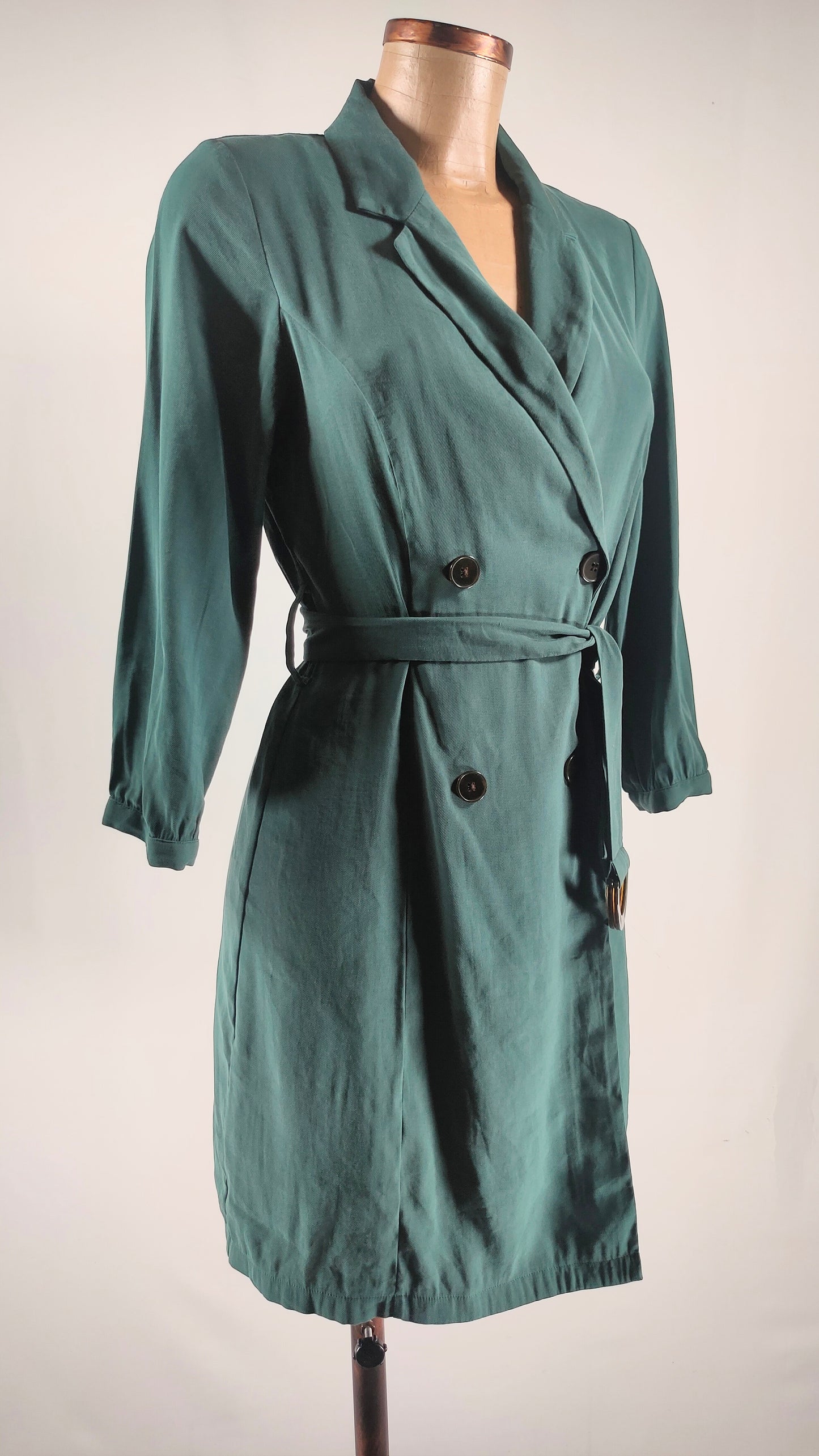 Vestido verde Mango