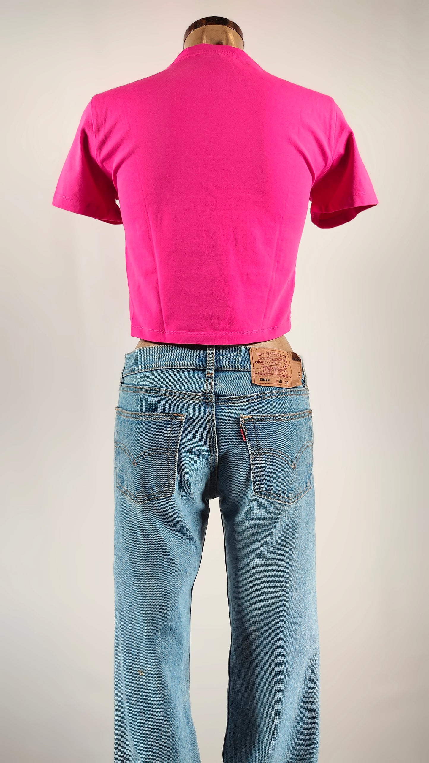 Camiseta ajustada fucsia