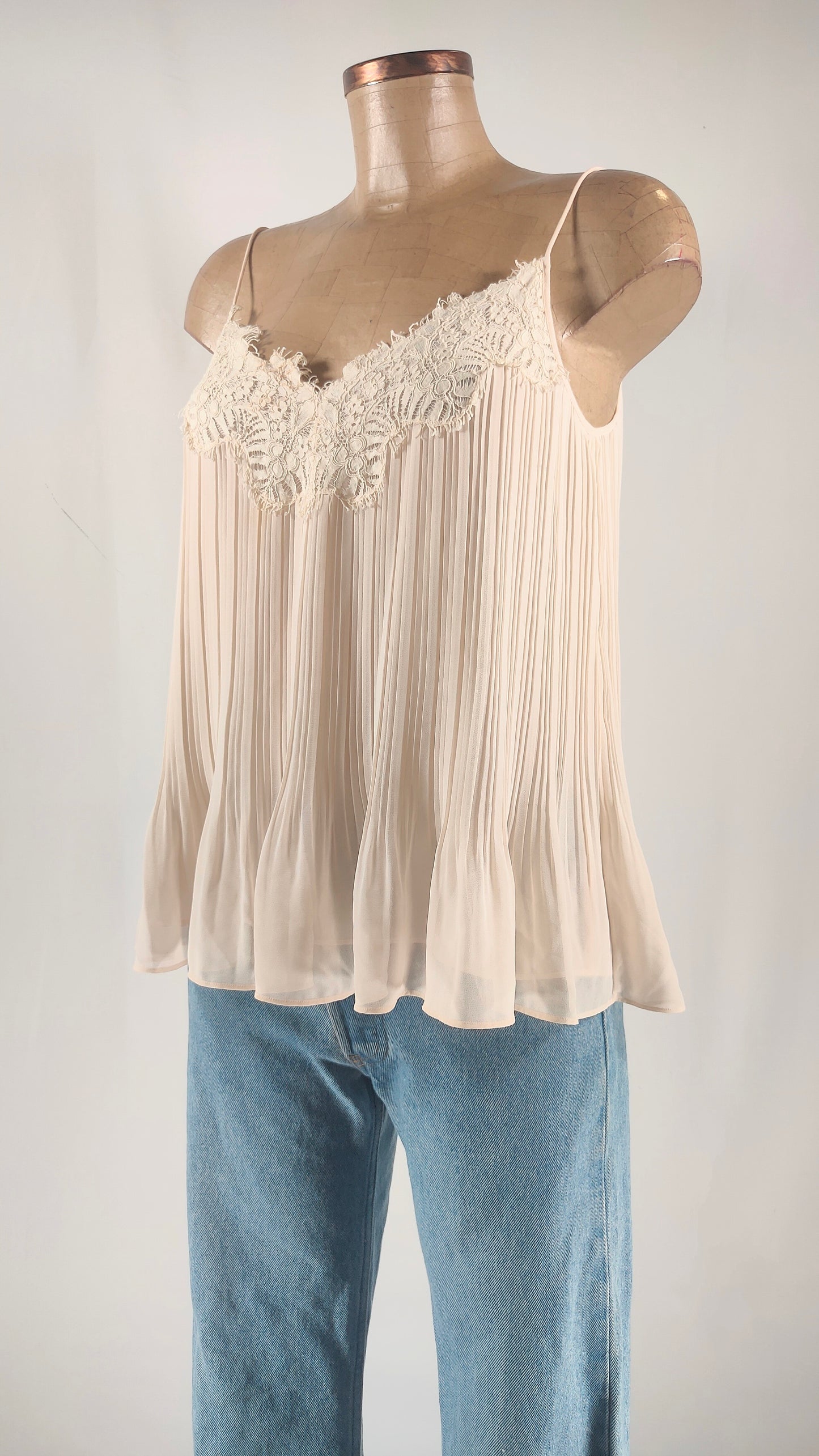 Top lencero Massimo Dutti nude