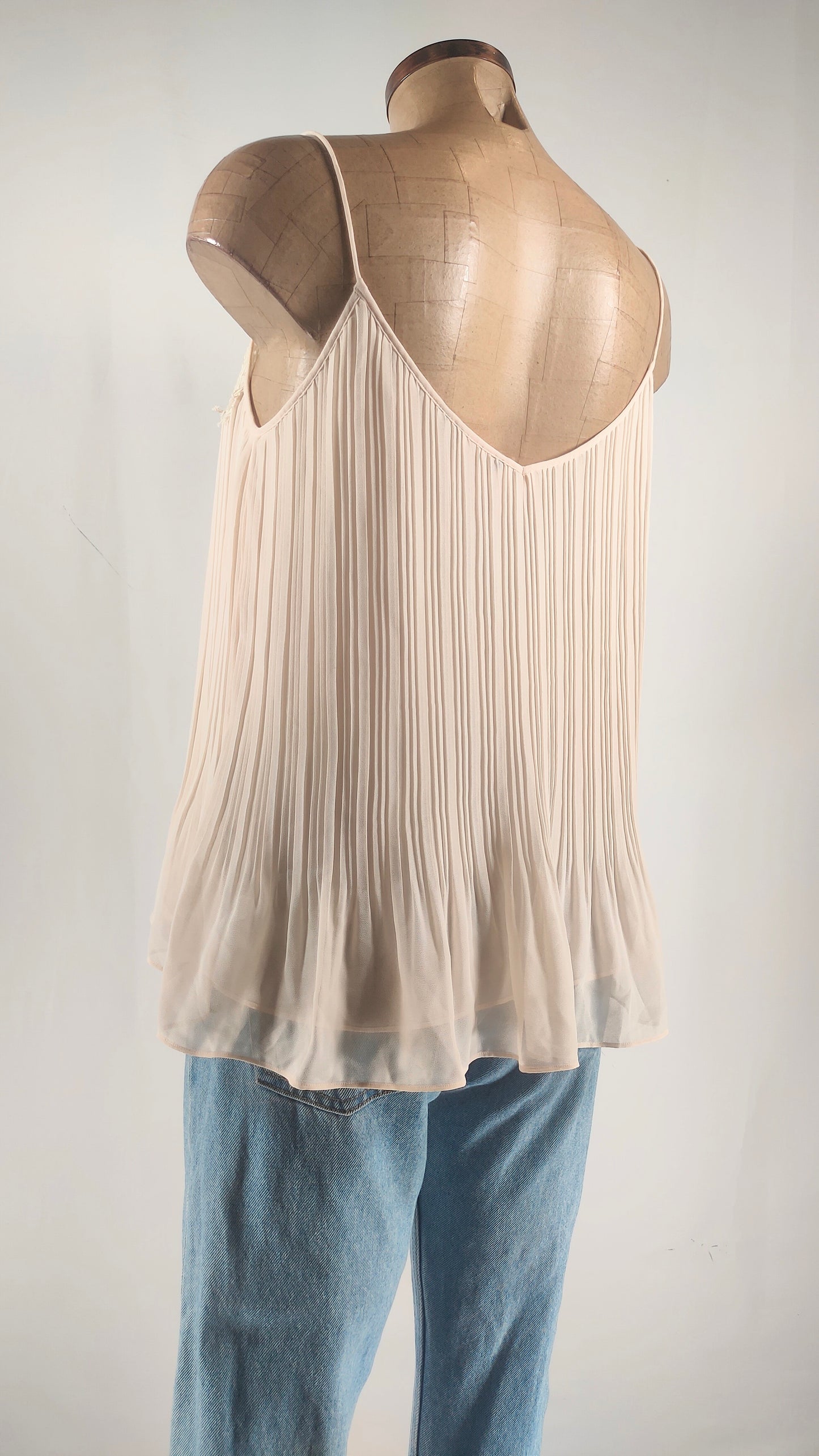 Top lencero Massimo Dutti nude