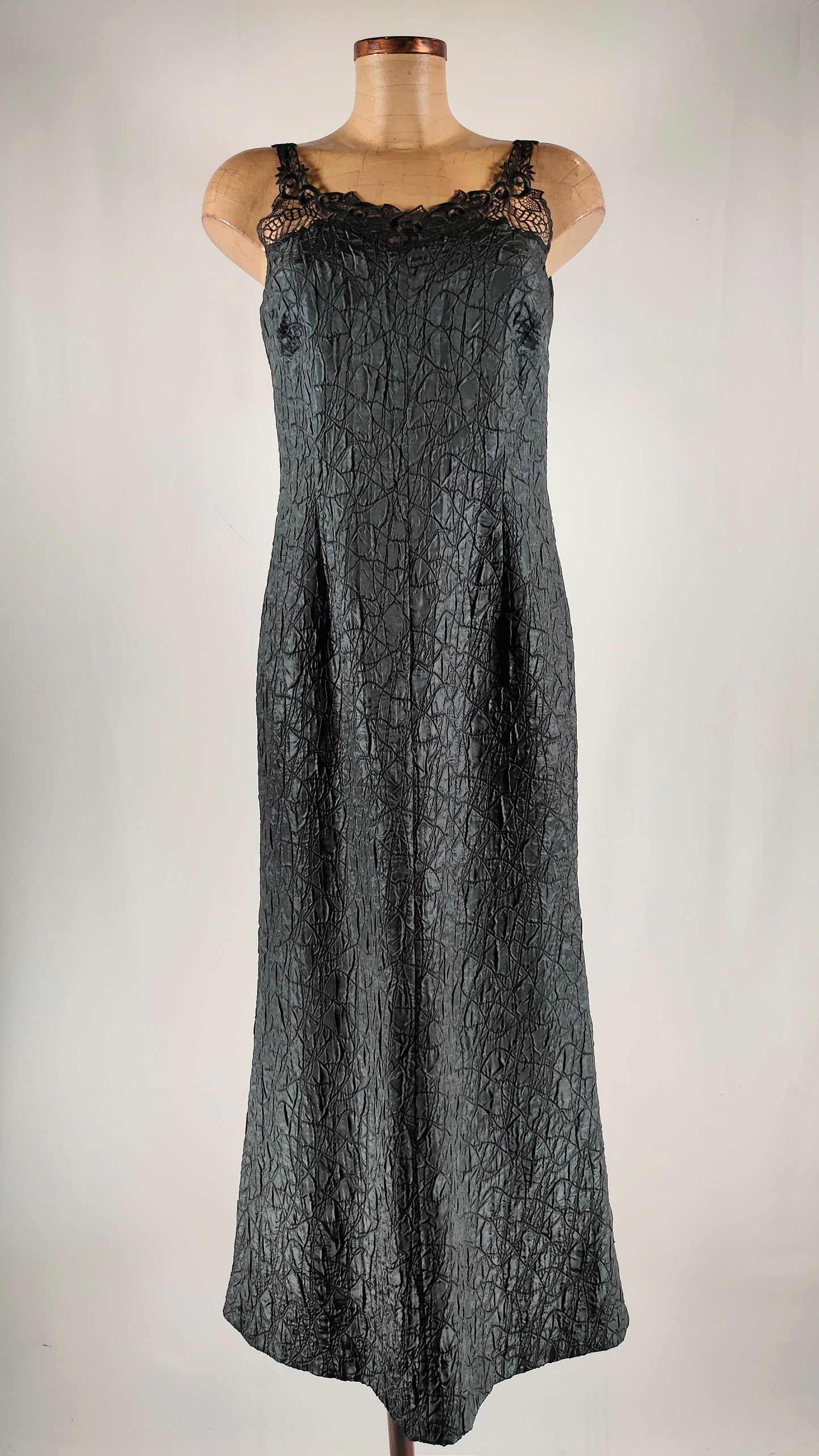 Vestido negro vintage Rogero
