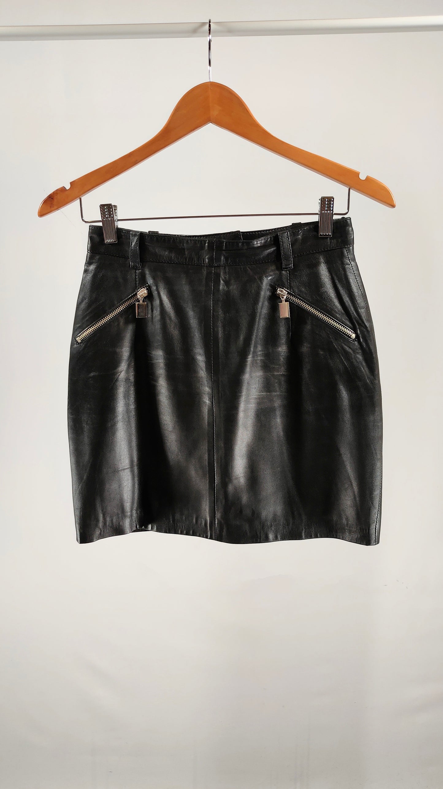 Faldita de piel vintage Estrella G