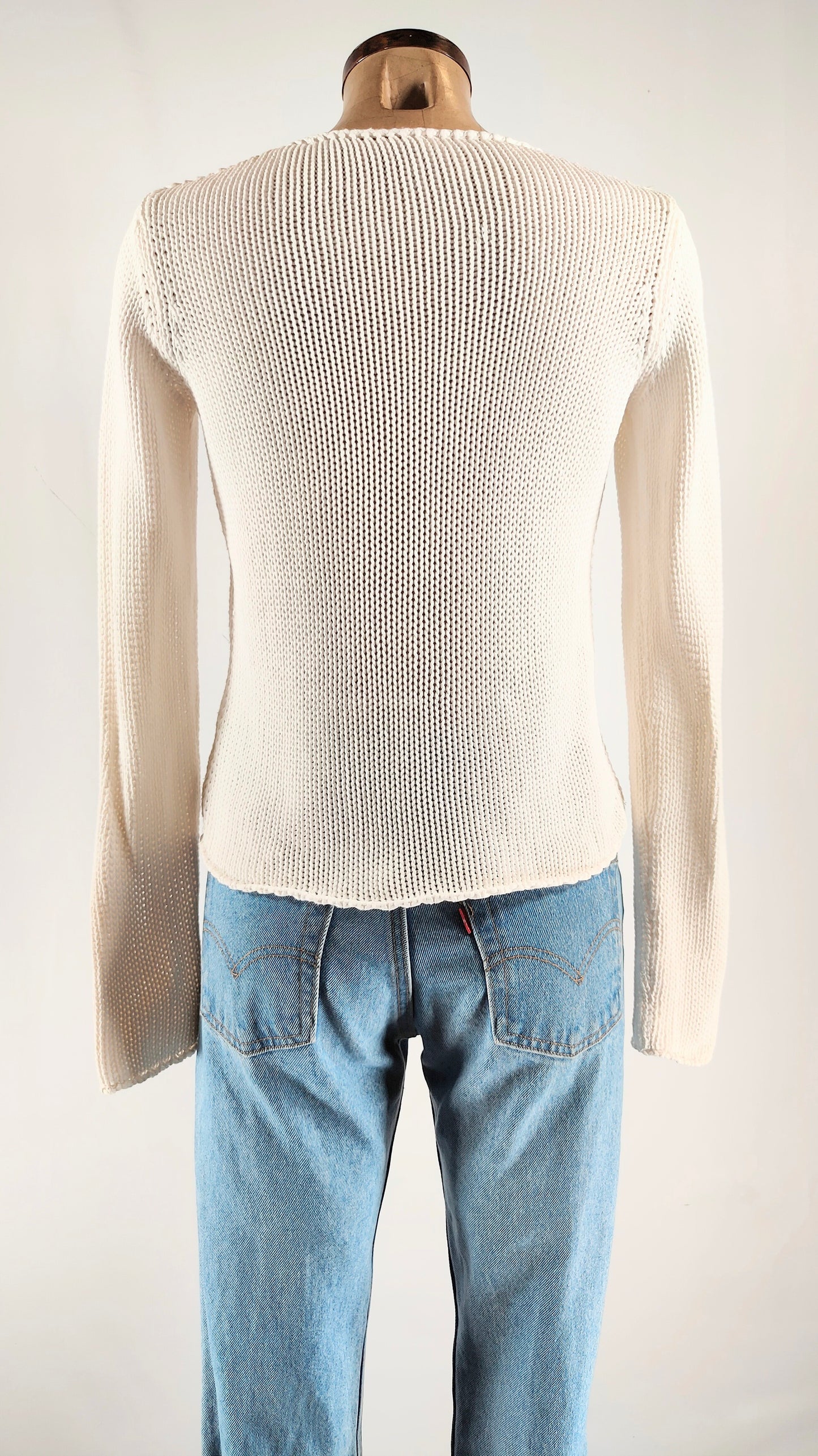 Jersey Armani jeans blanco