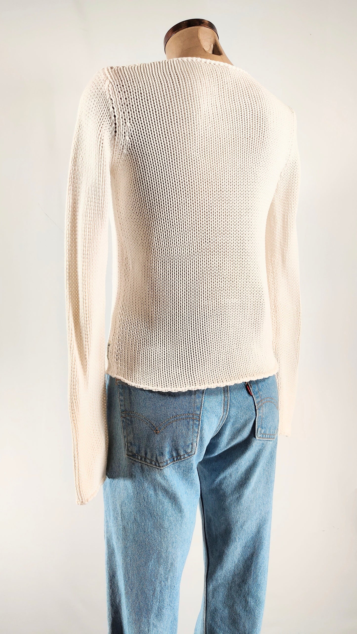 Jersey Armani jeans blanco