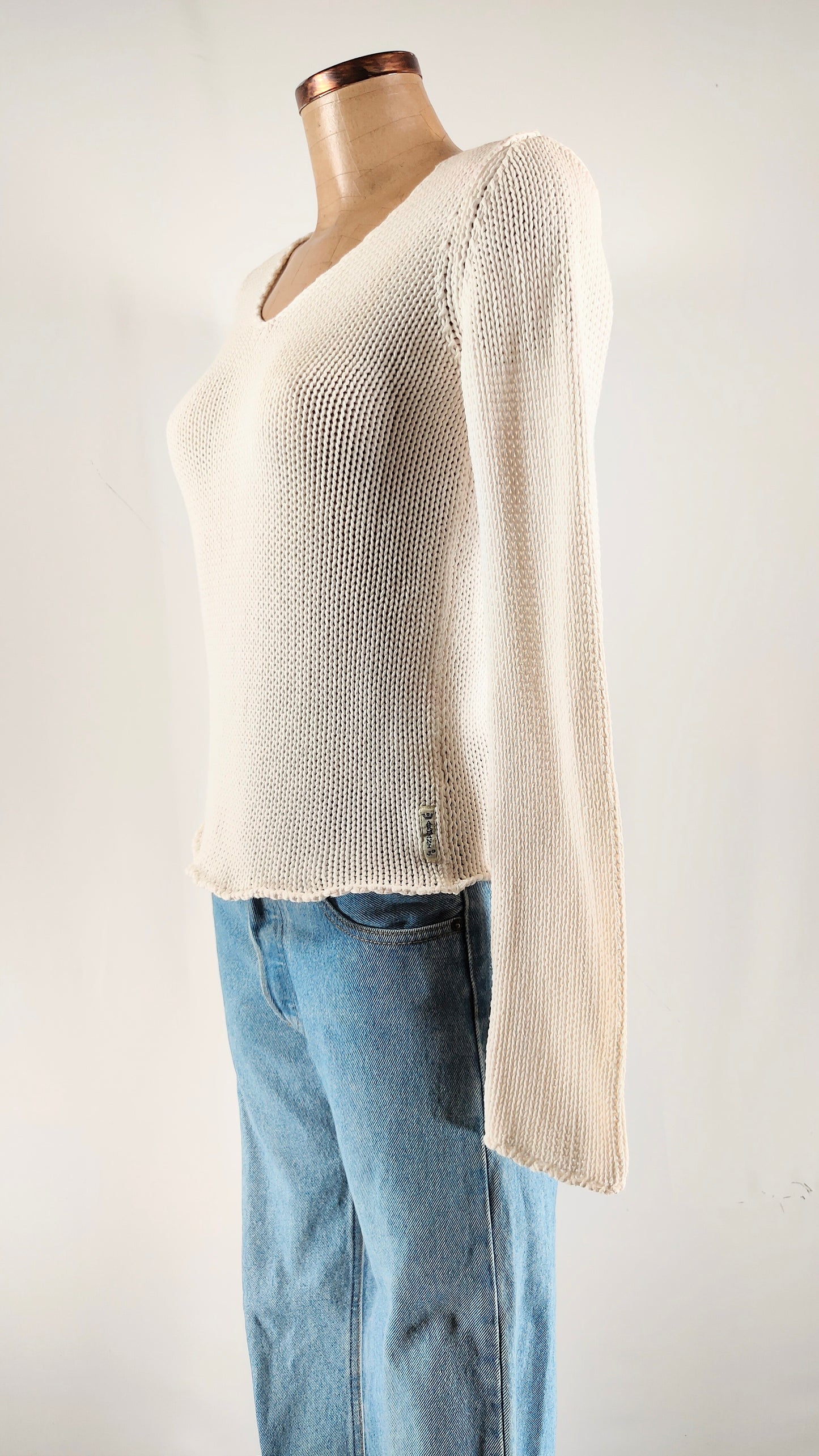 Jersey Armani jeans blanco