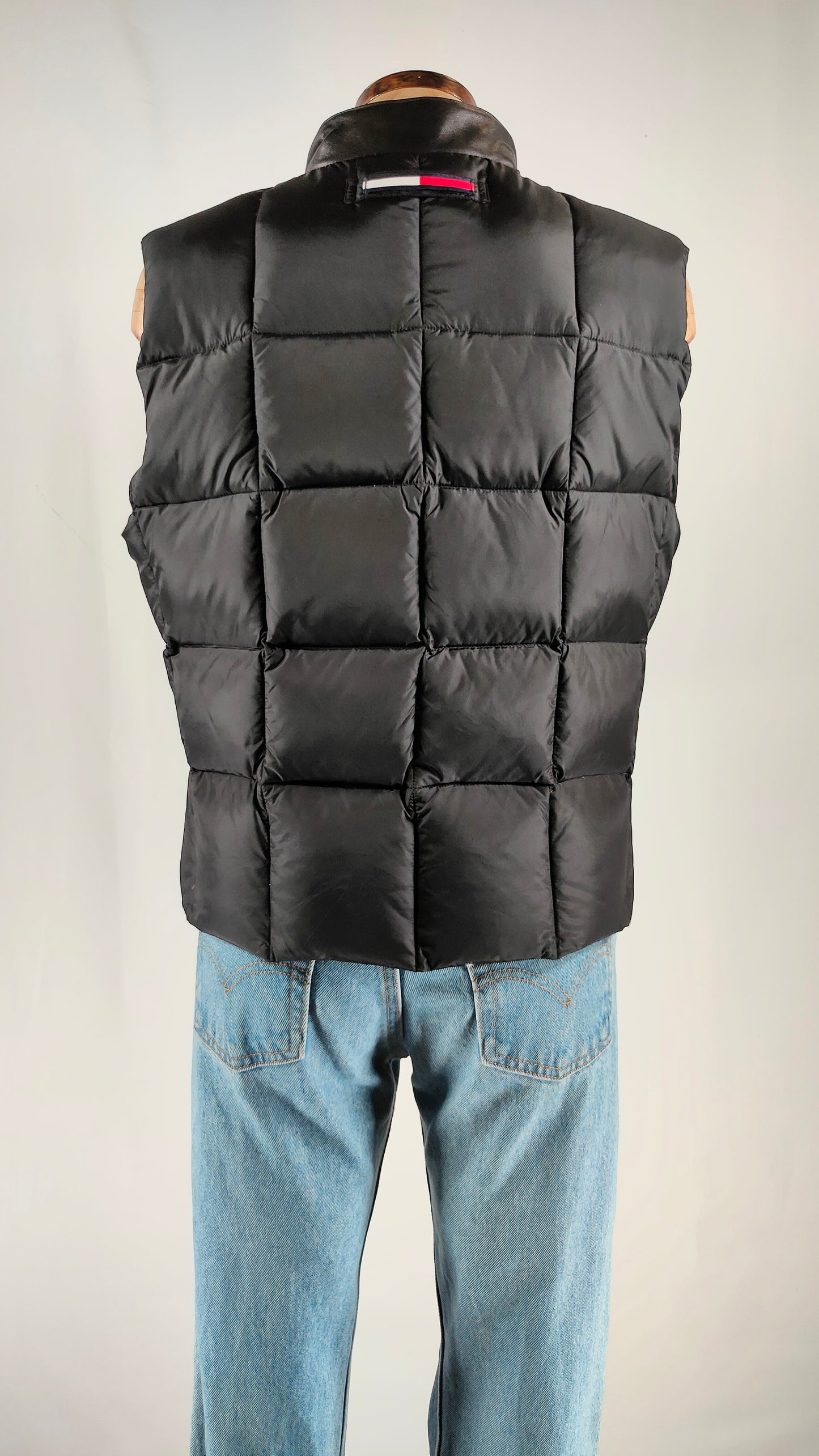 Chaleco de plumas negro Tommy Hilfiger