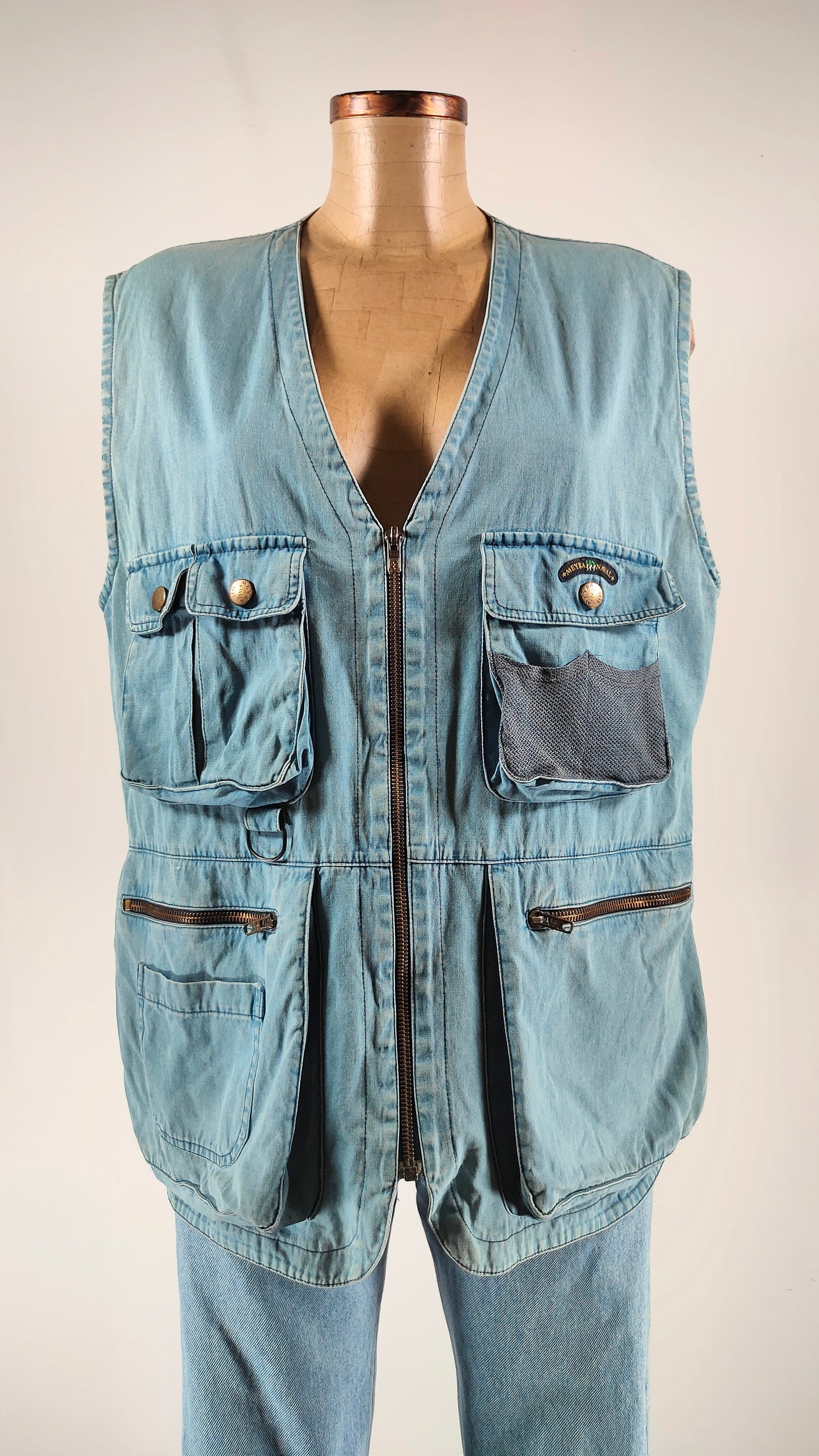 Chaleco vintage Meyba naval
