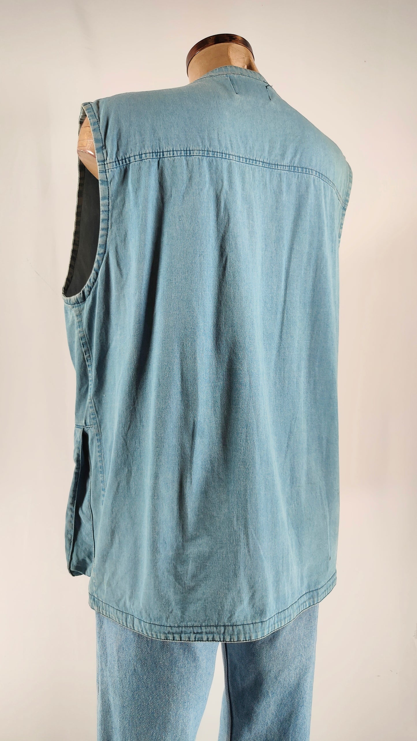 Chaleco vintage Meyba naval
