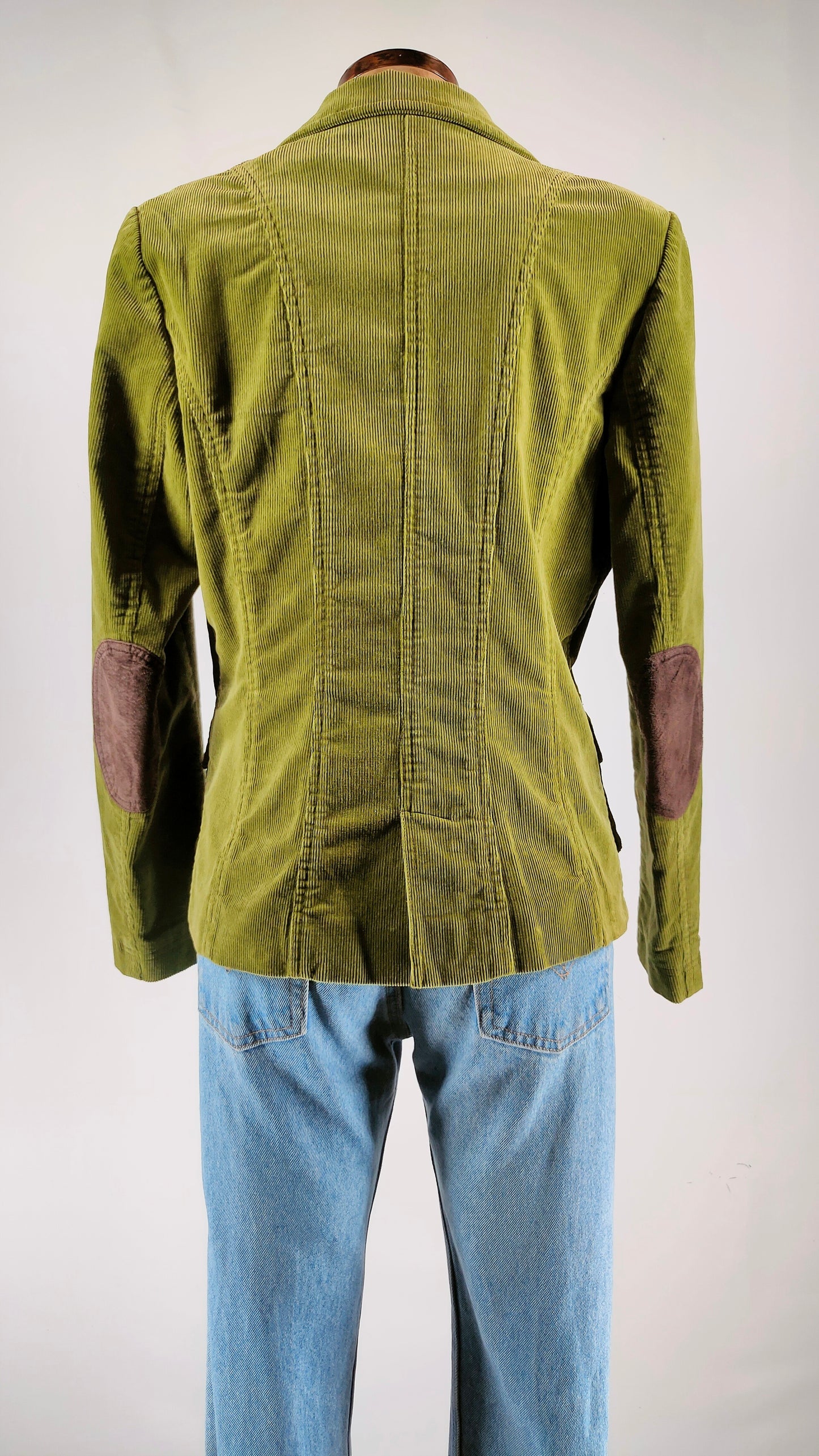 Blazer verde de pana