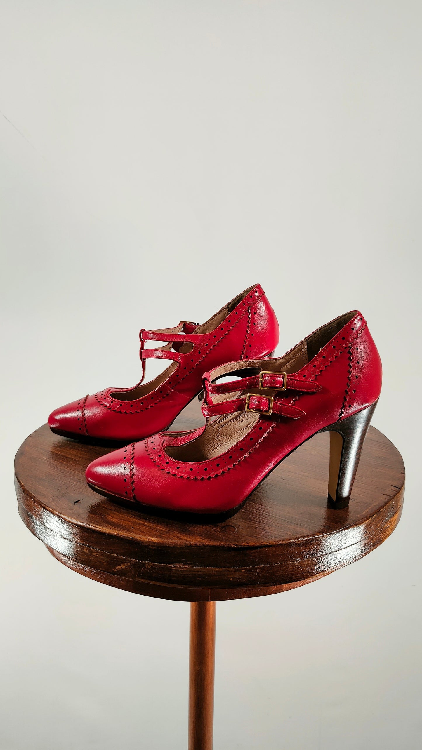 Zapatos rojos de tacón