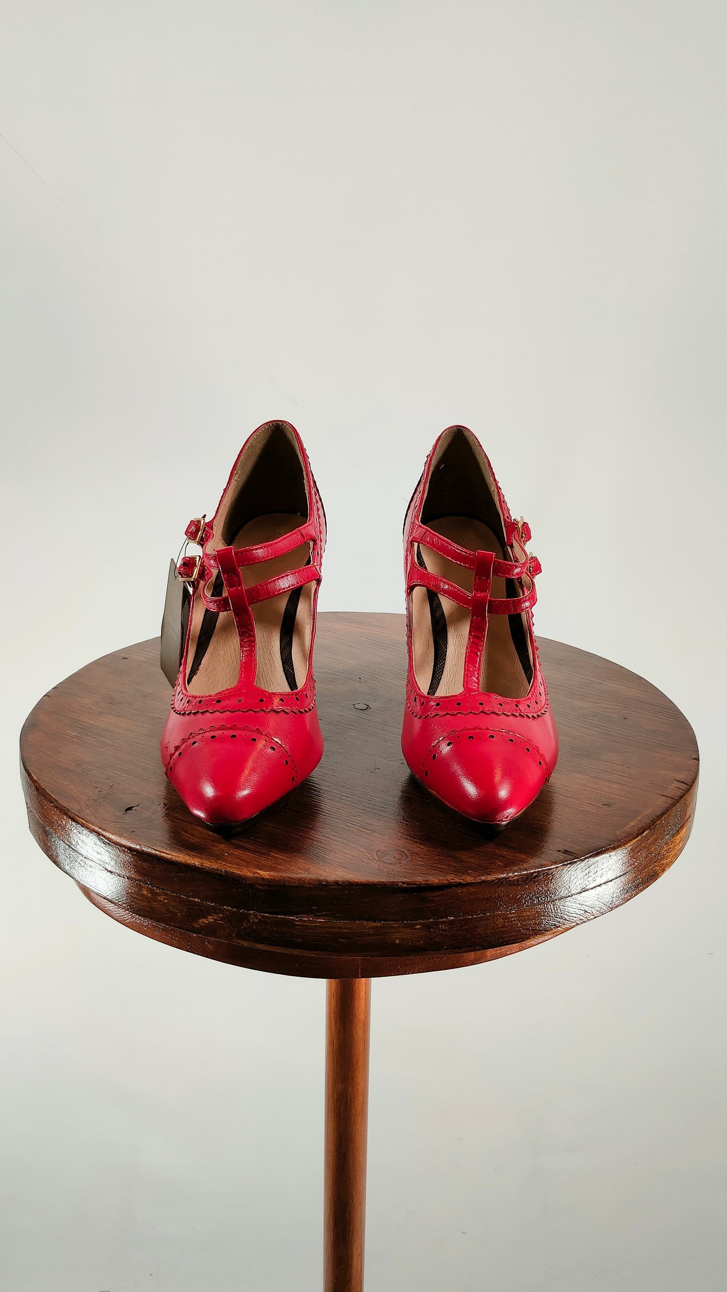 Zapatos rojos de tacón