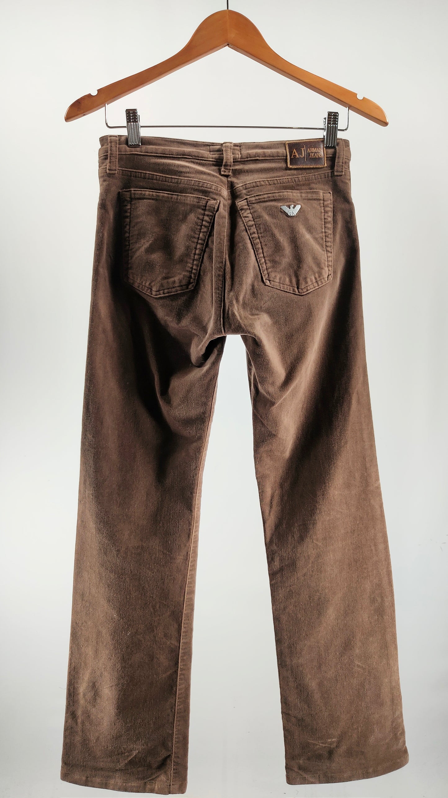 Pantalones Armani efecto terciopelo