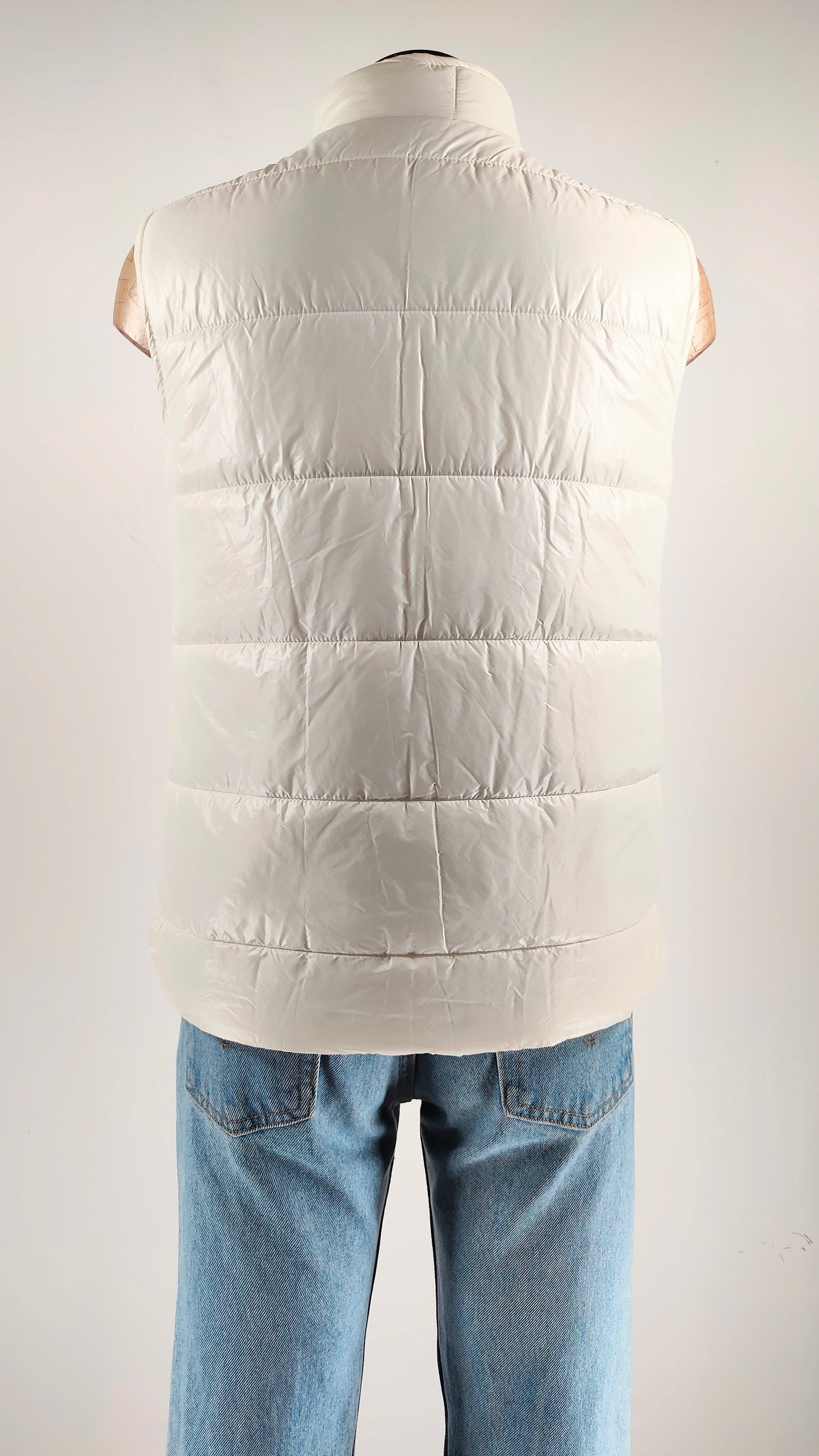 Chaleco acolchado blanco