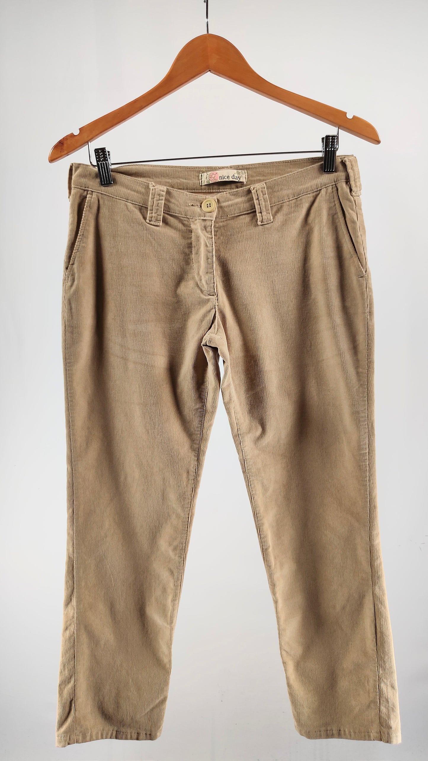 Pantalones de pana beige Nice day