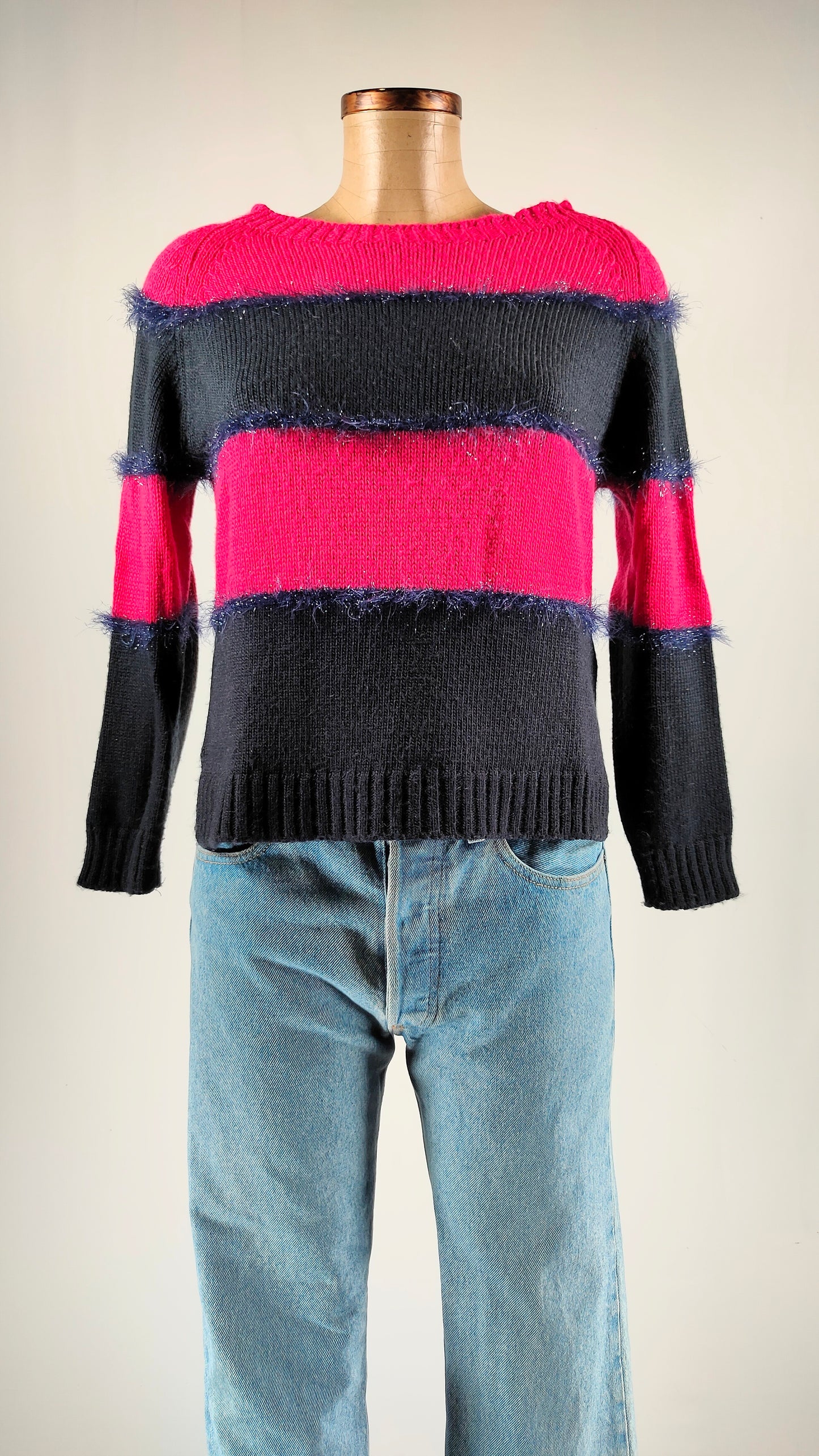 Jersey fucsia y azul marino See the moon