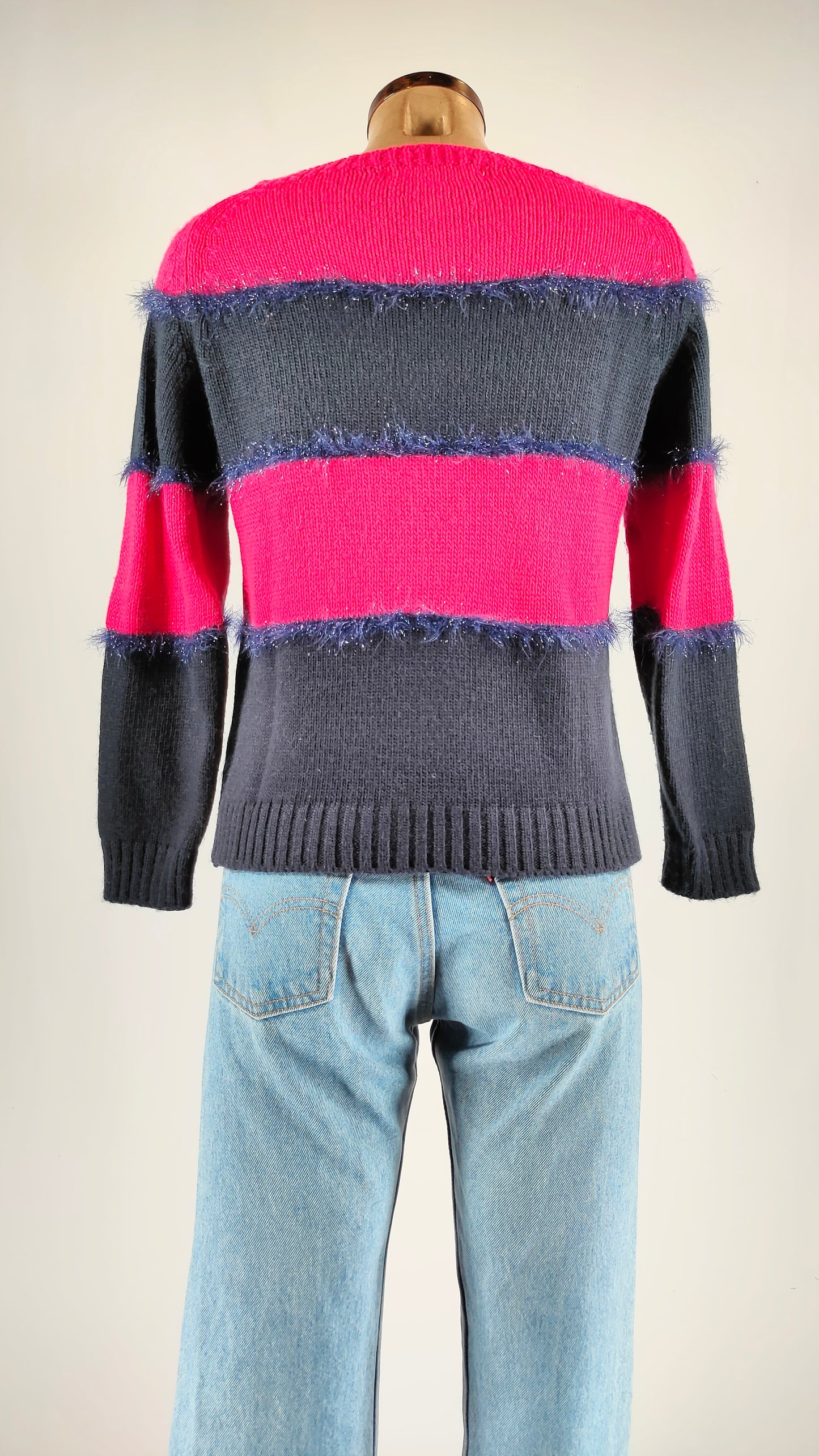 Jersey fucsia y azul marino See the moon