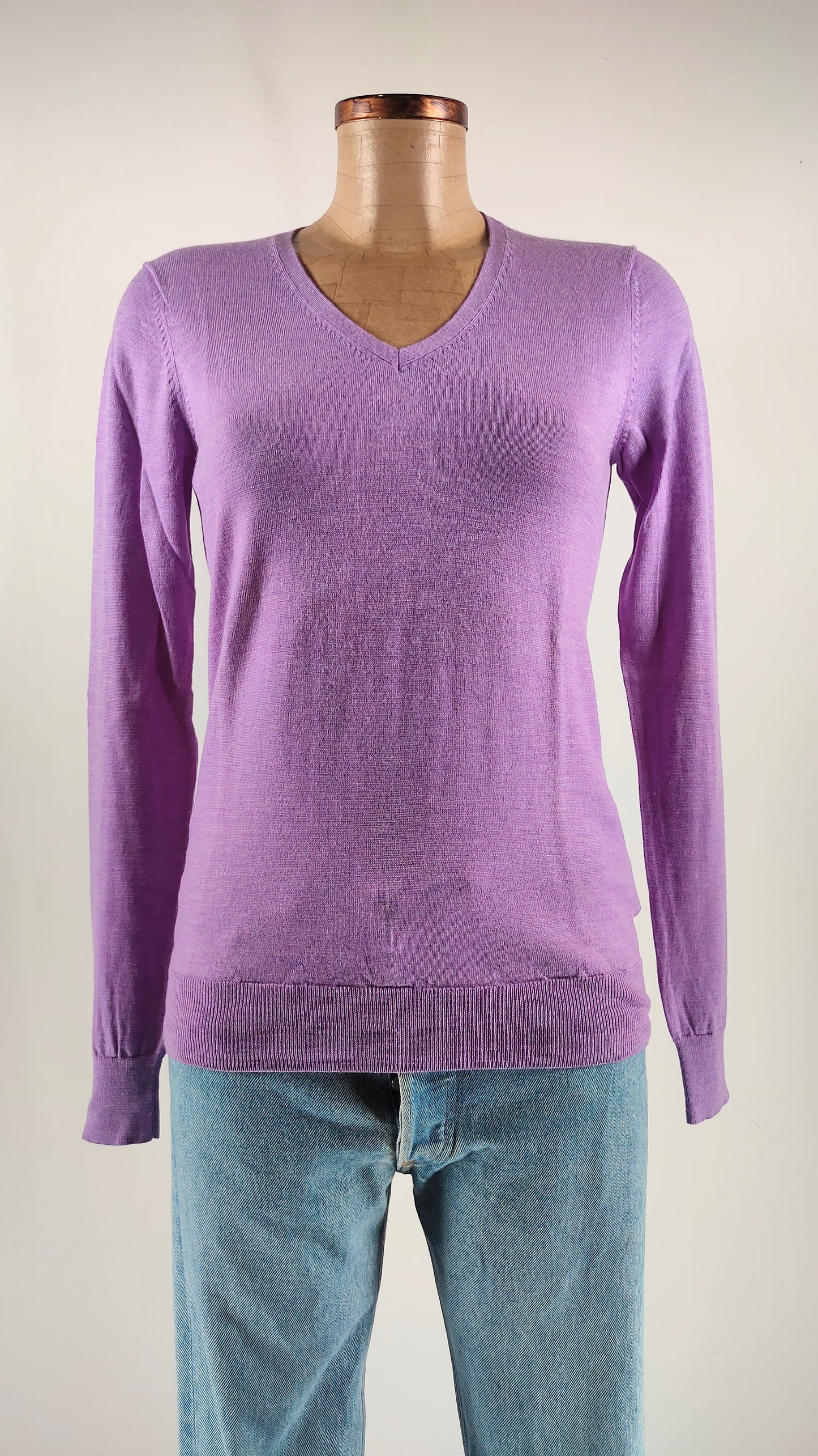 Jersey fino lila Uniqlo