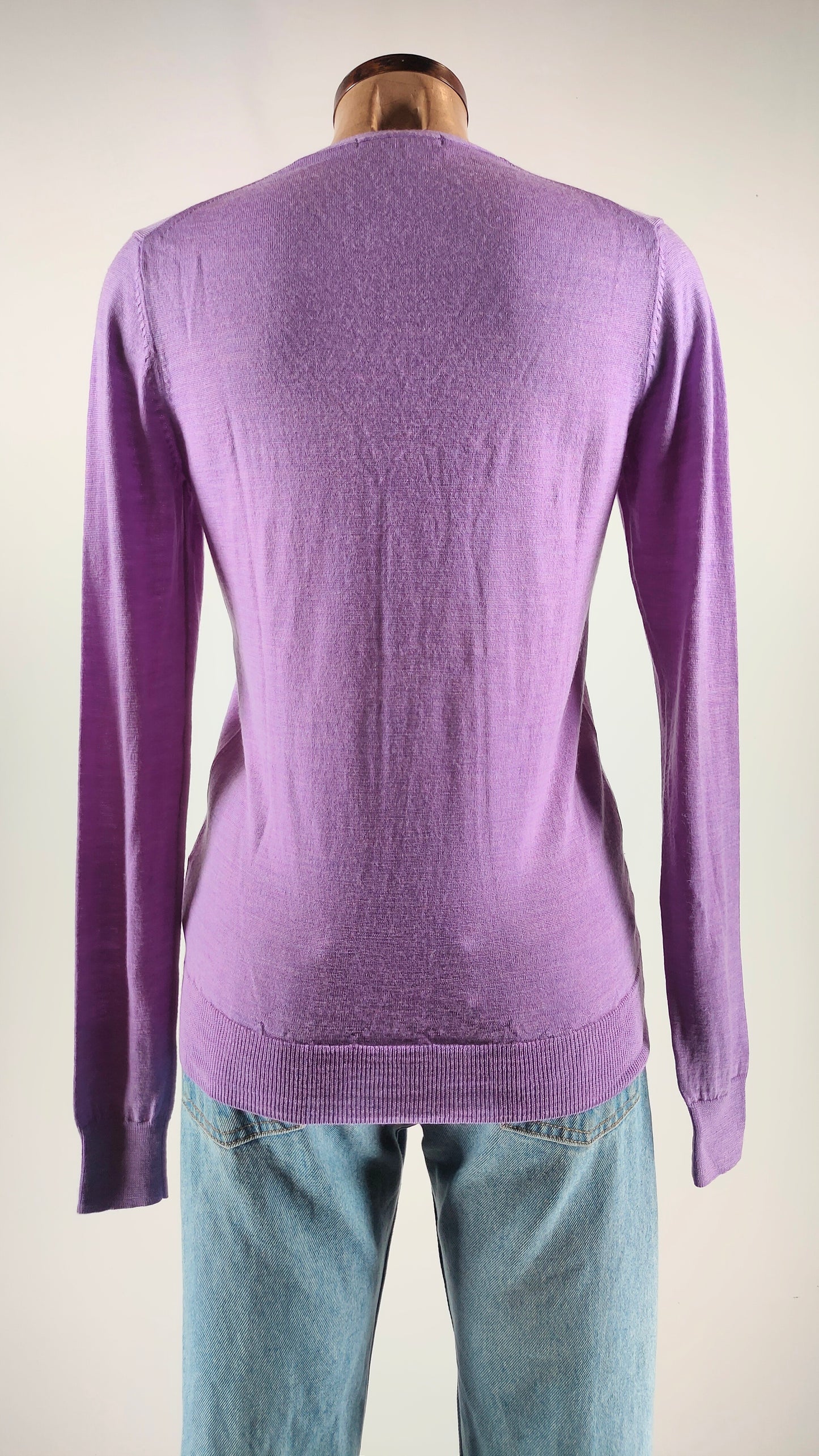 Jersey fino lila Uniqlo
