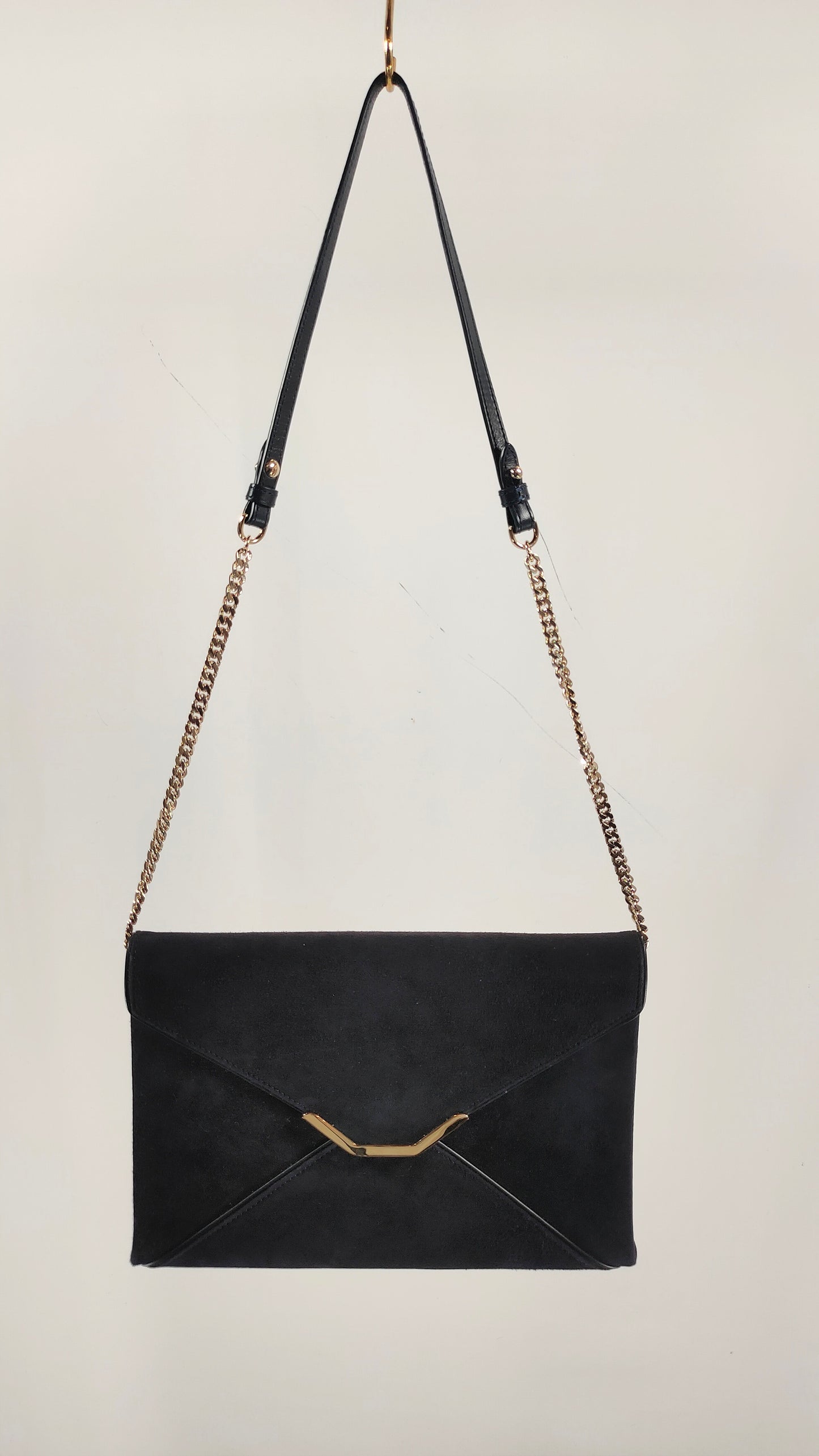 Bolsito de piel azul navy L.K.Bennett