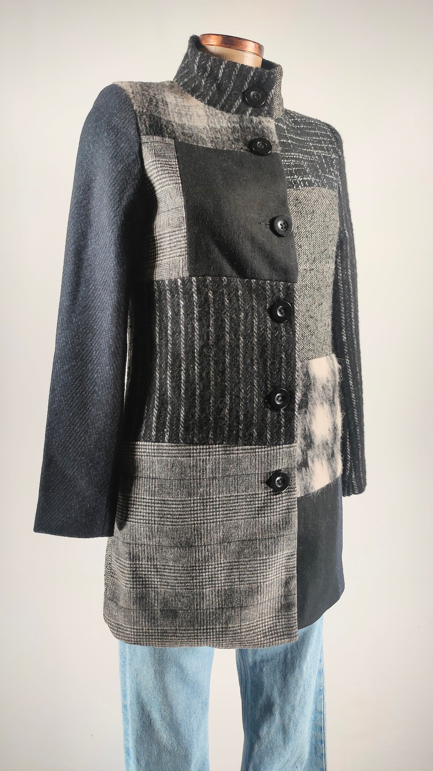 Abrigo Desigual patchwork