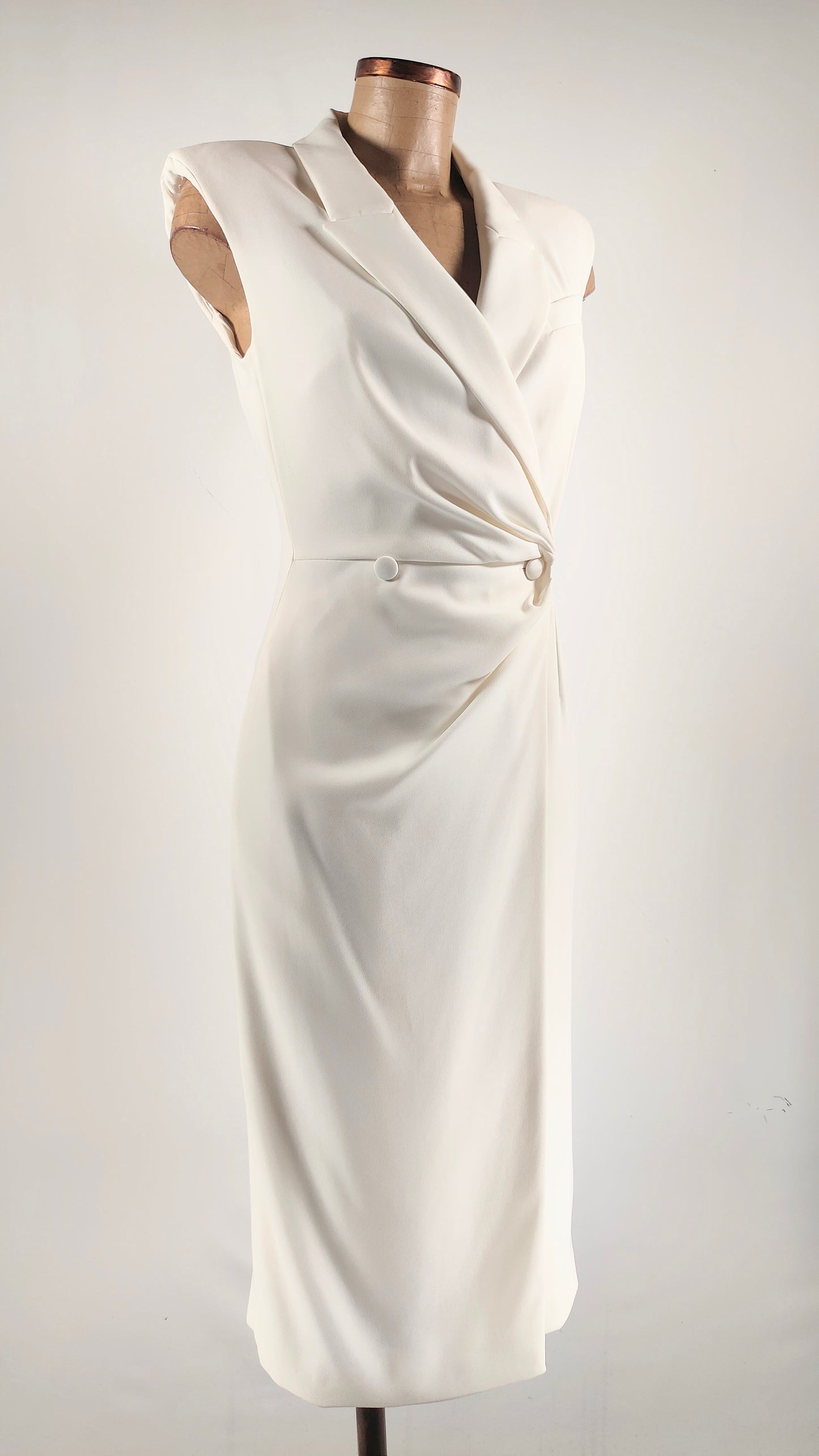 Vestido blanco Reiss coctel