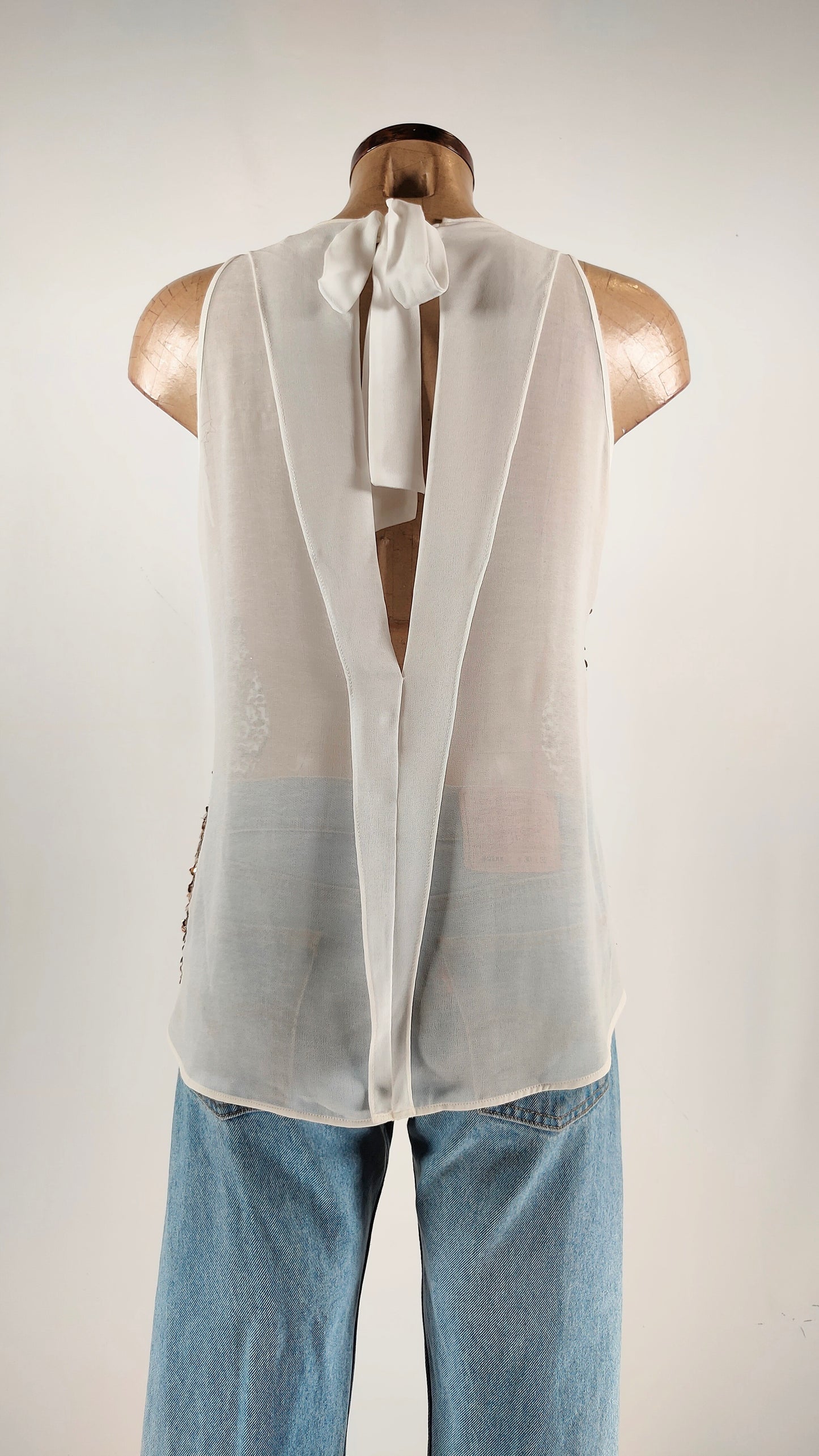 Top con apliques brillantes Sandro
