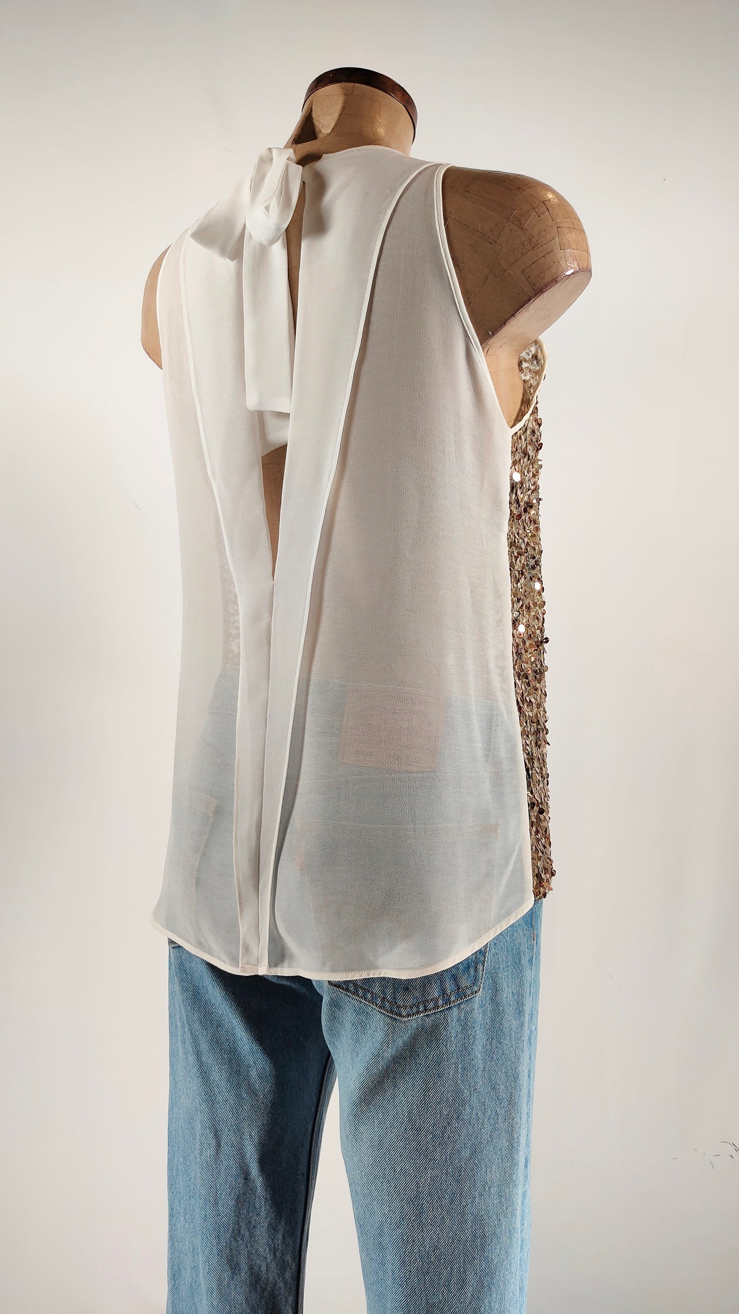 Top con apliques brillantes Sandro
