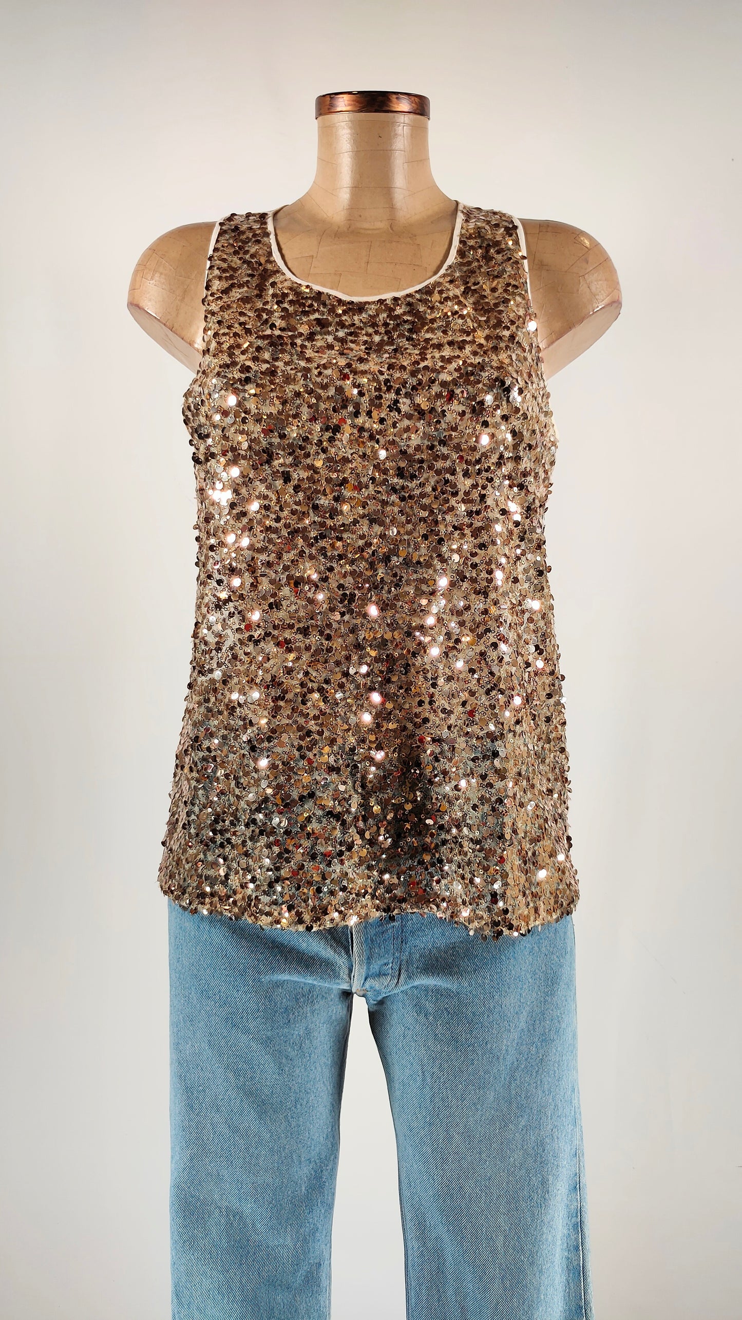 Top con apliques brillantes Sandro