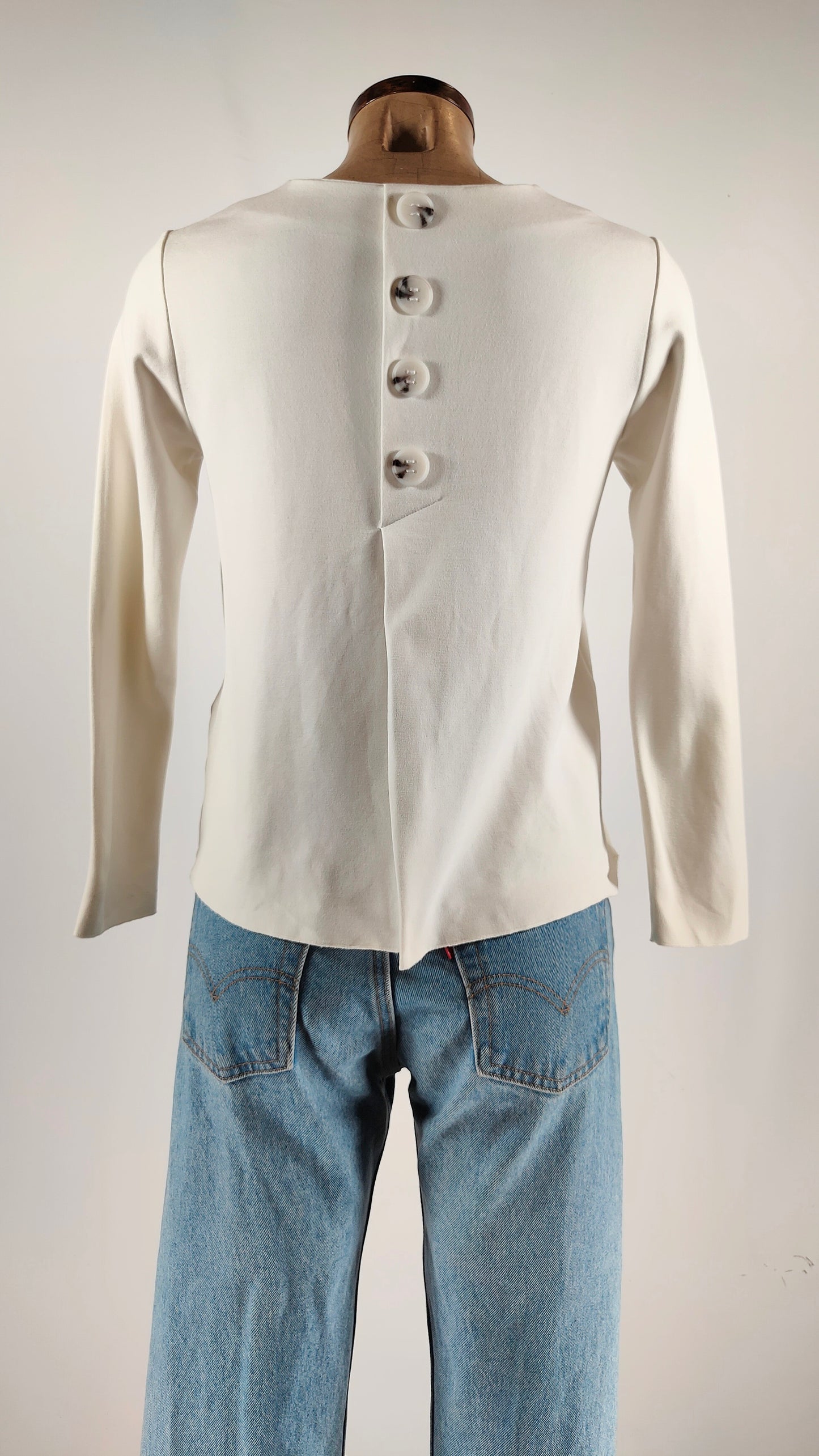 Camiseta de algodón blanca Bimba y Lola