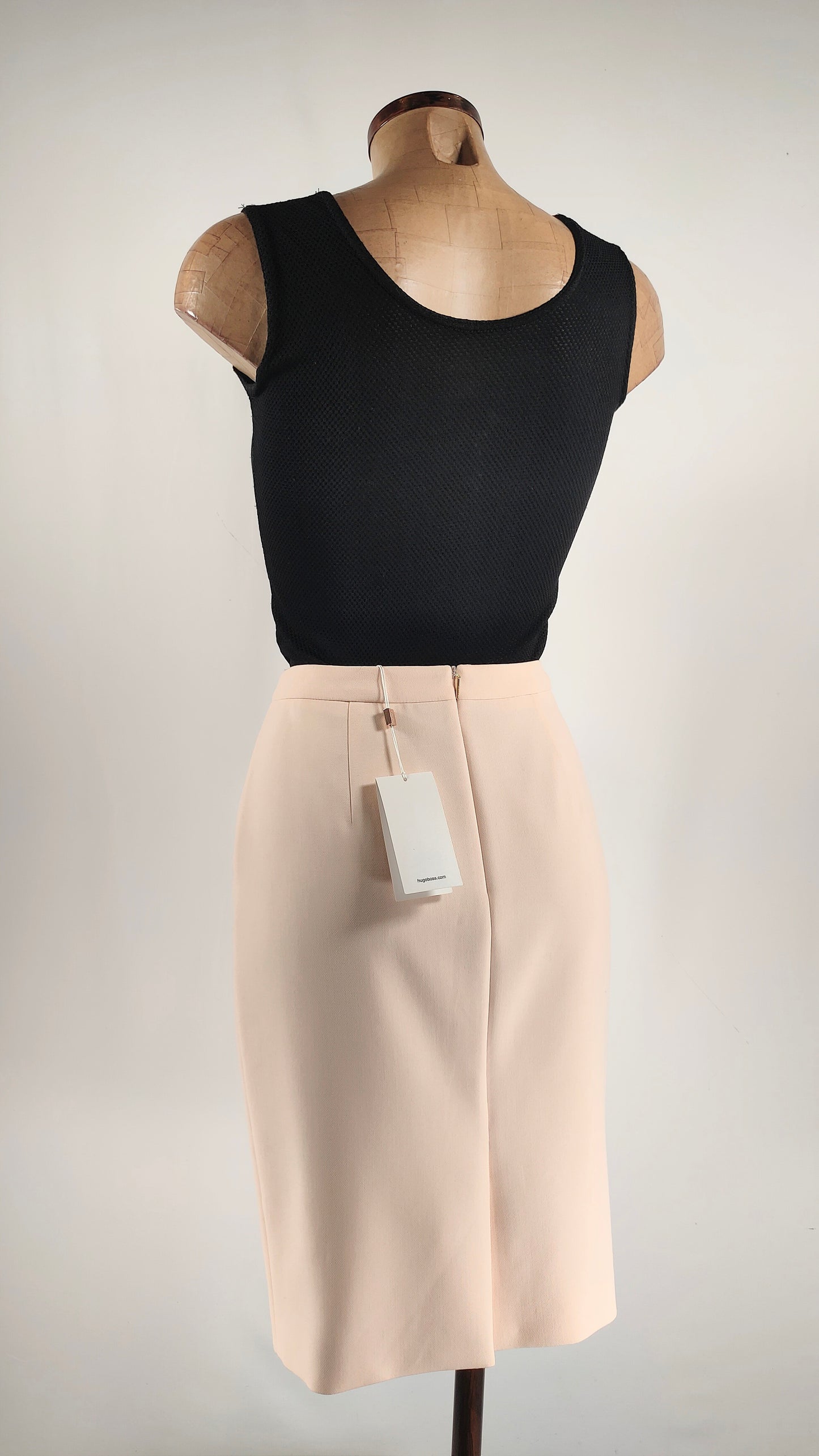 Falda Beige de tubo Hugo Boss