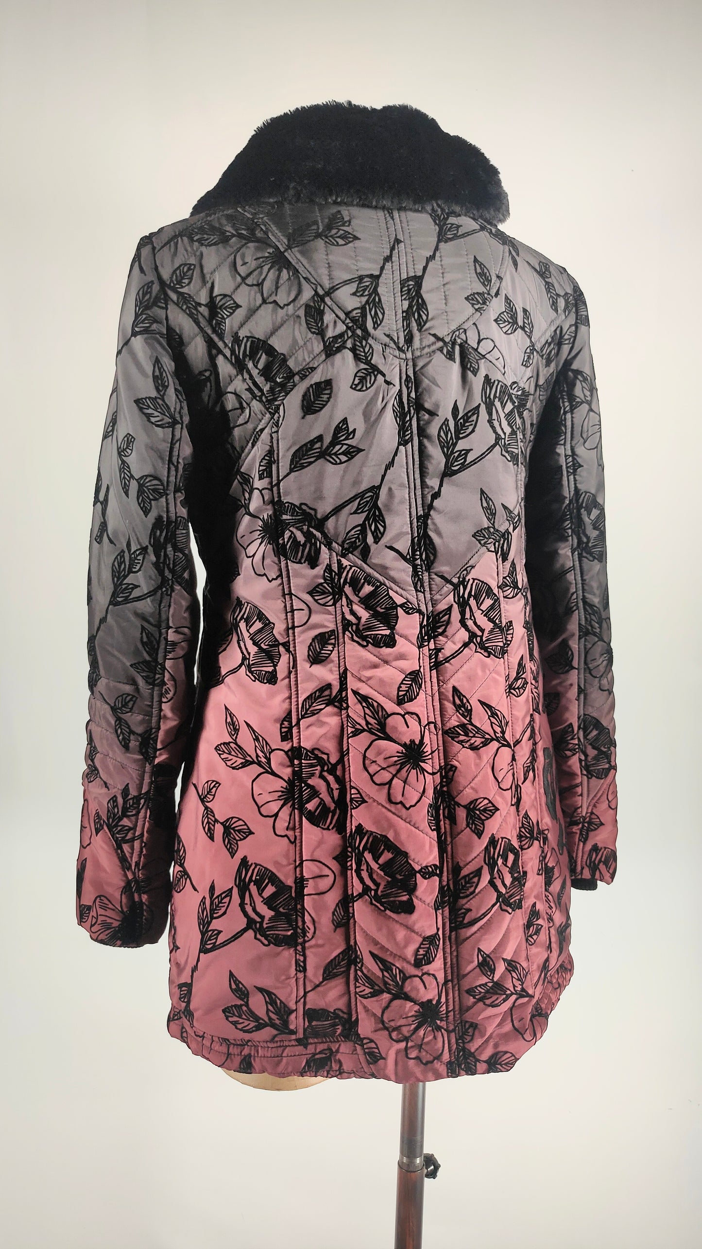 Abrigo Desigual efecto degradado