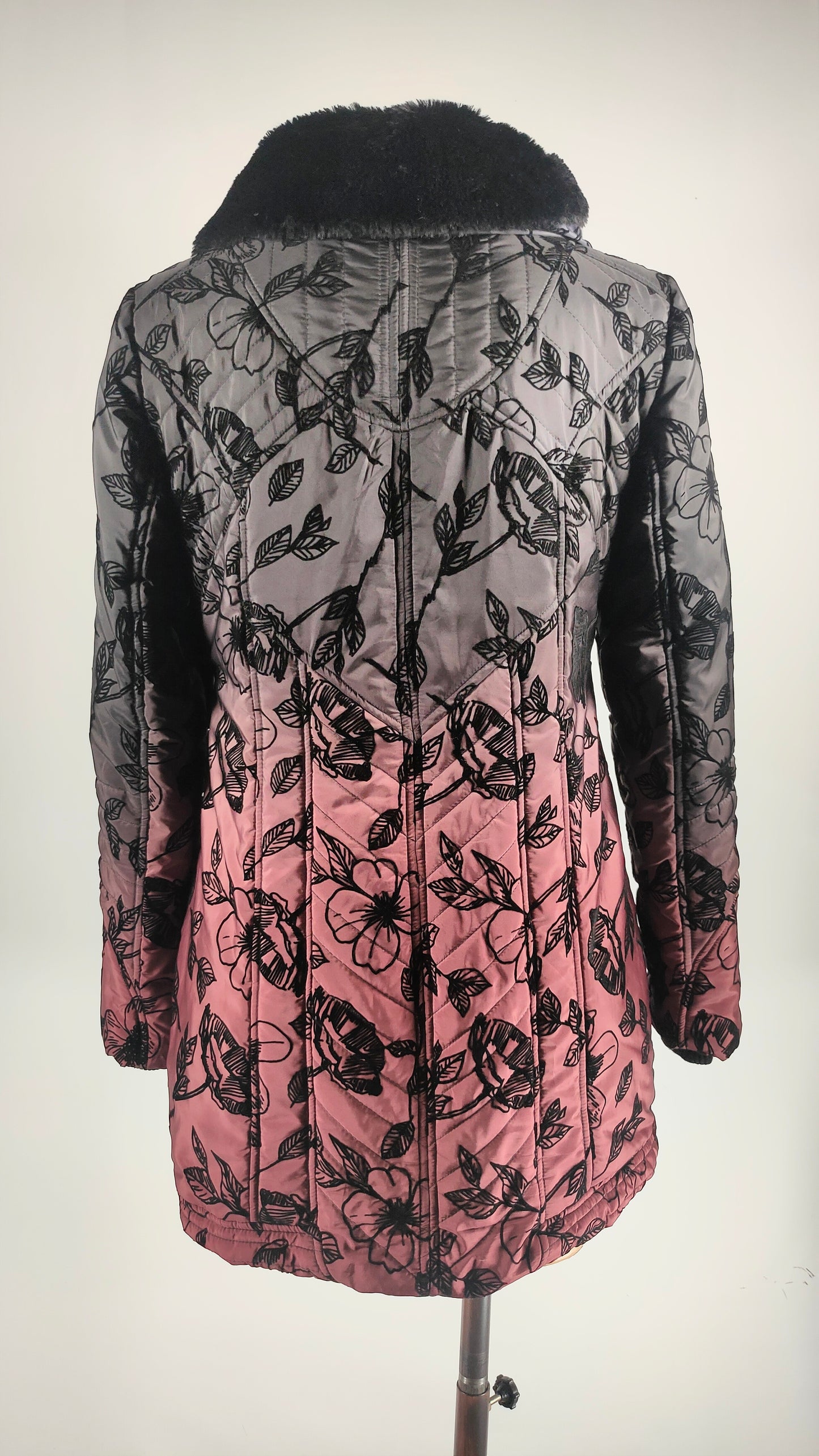 Abrigo Desigual efecto degradado