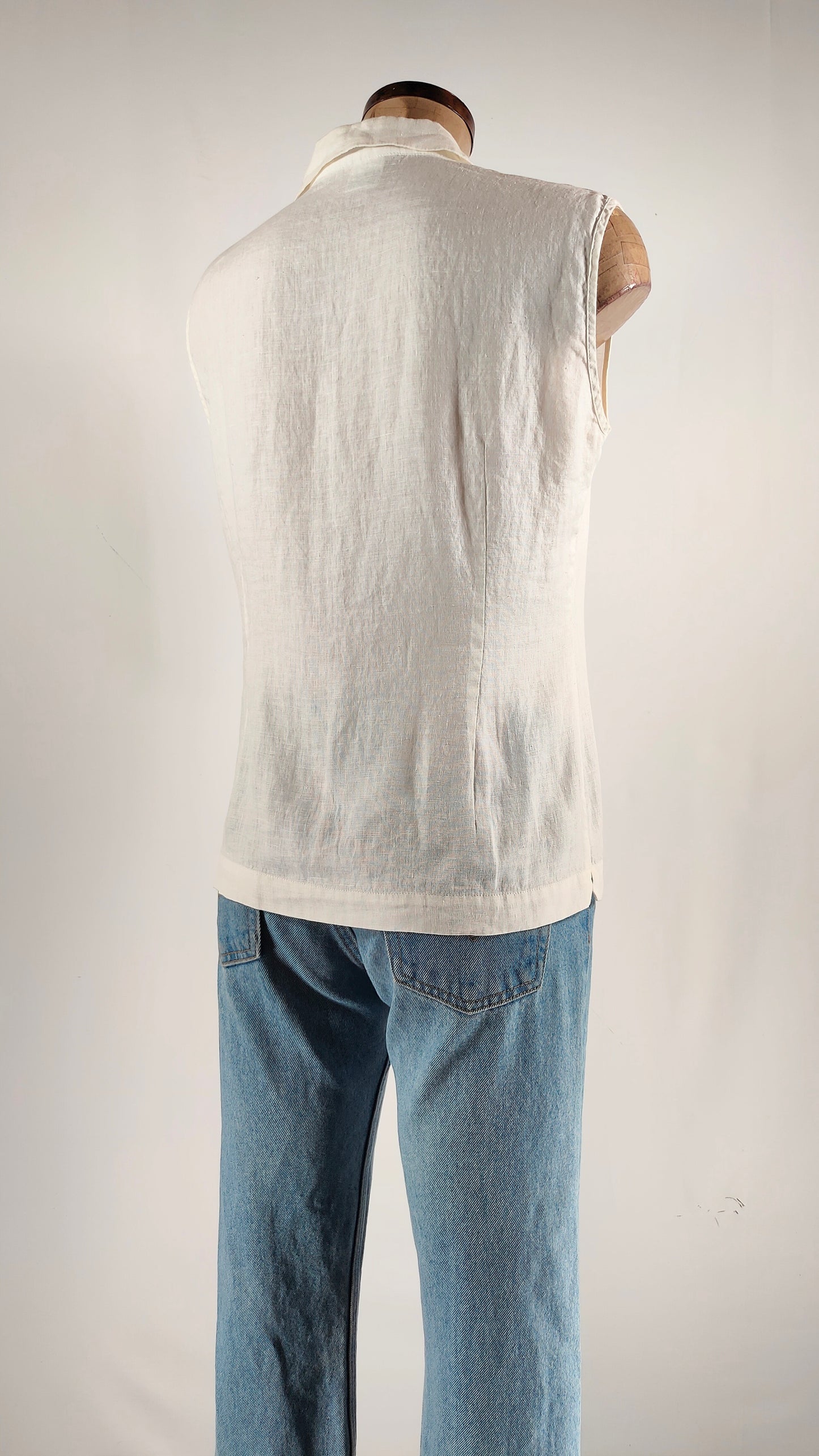 Top de lino Max Mara
