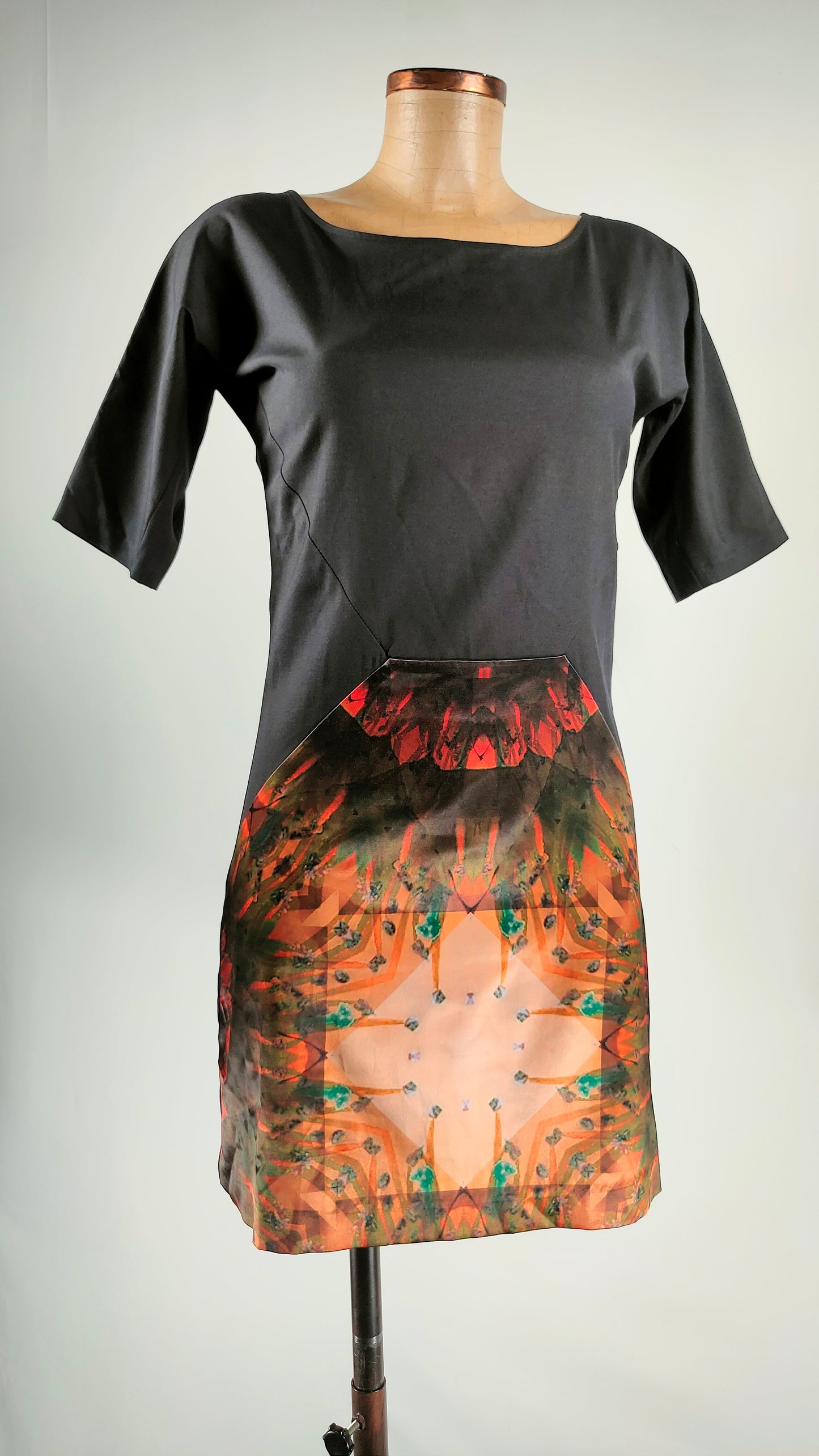 Vestido Skunfunk con estampado en satén