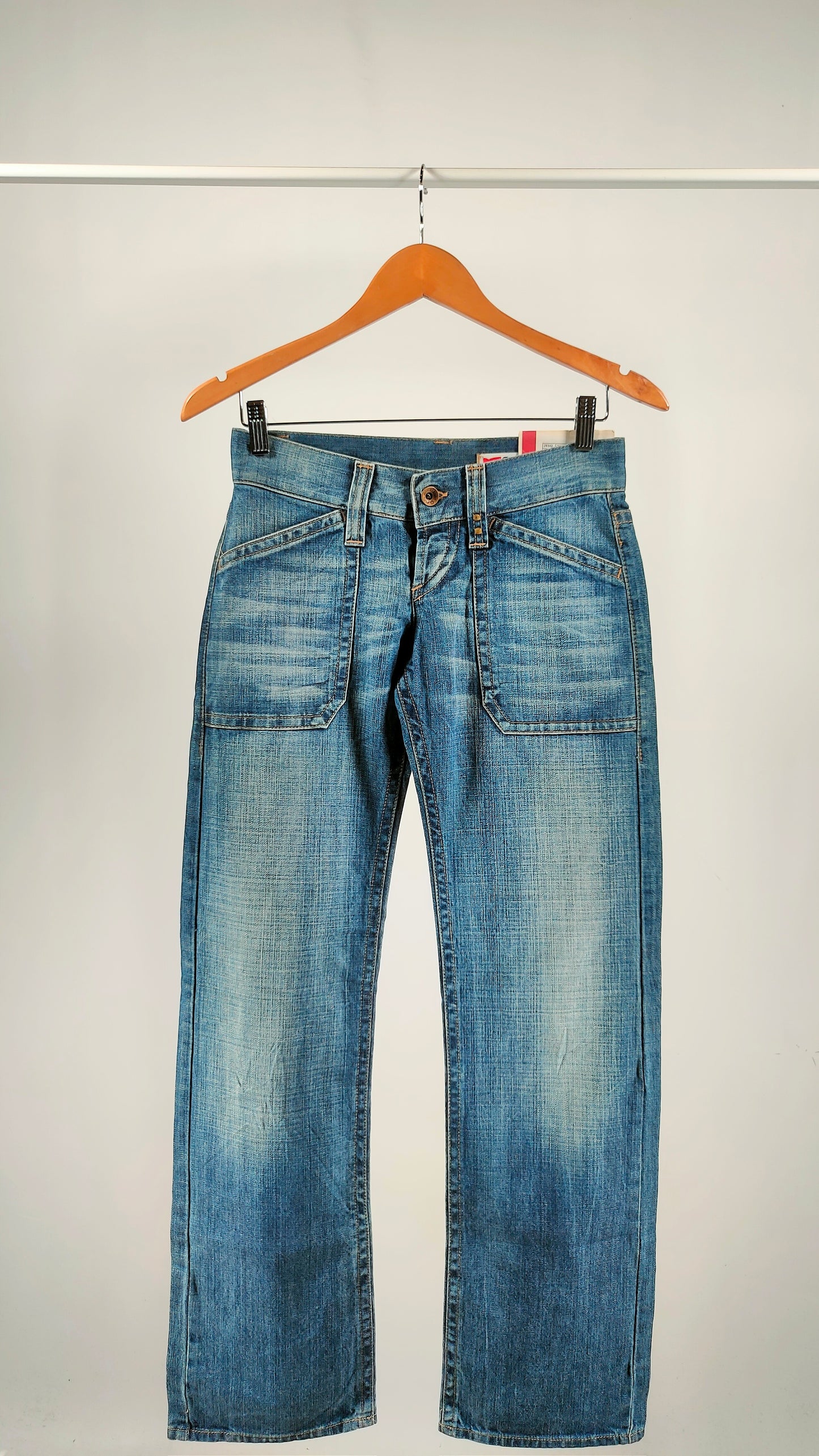 Jeans Gas rectos azul claro