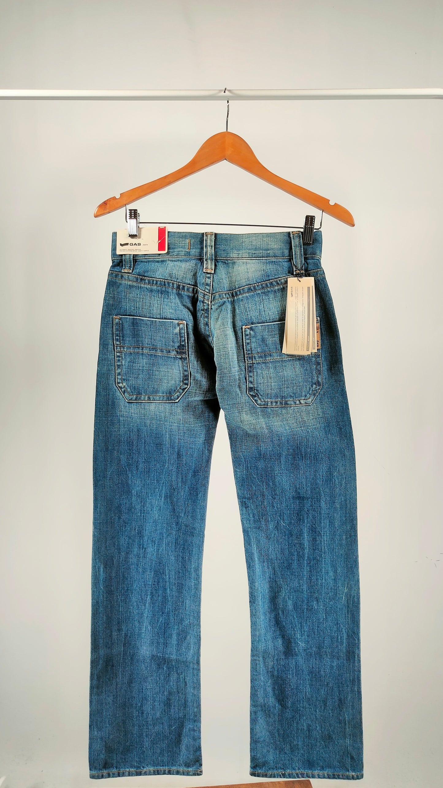 Jeans Gas rectos azul claro