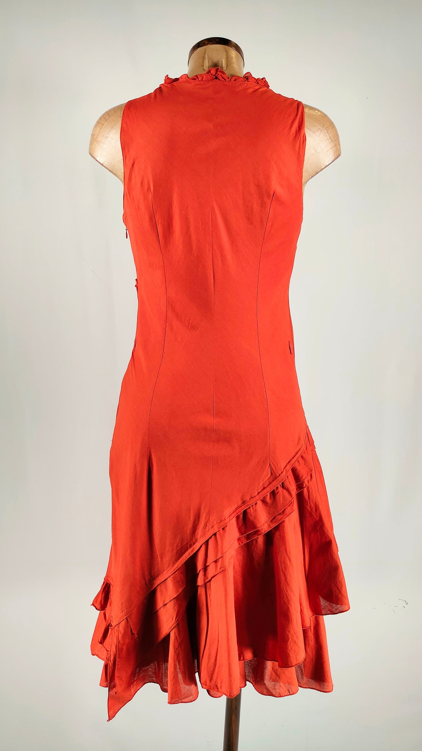 Vestido teja 100% algodón