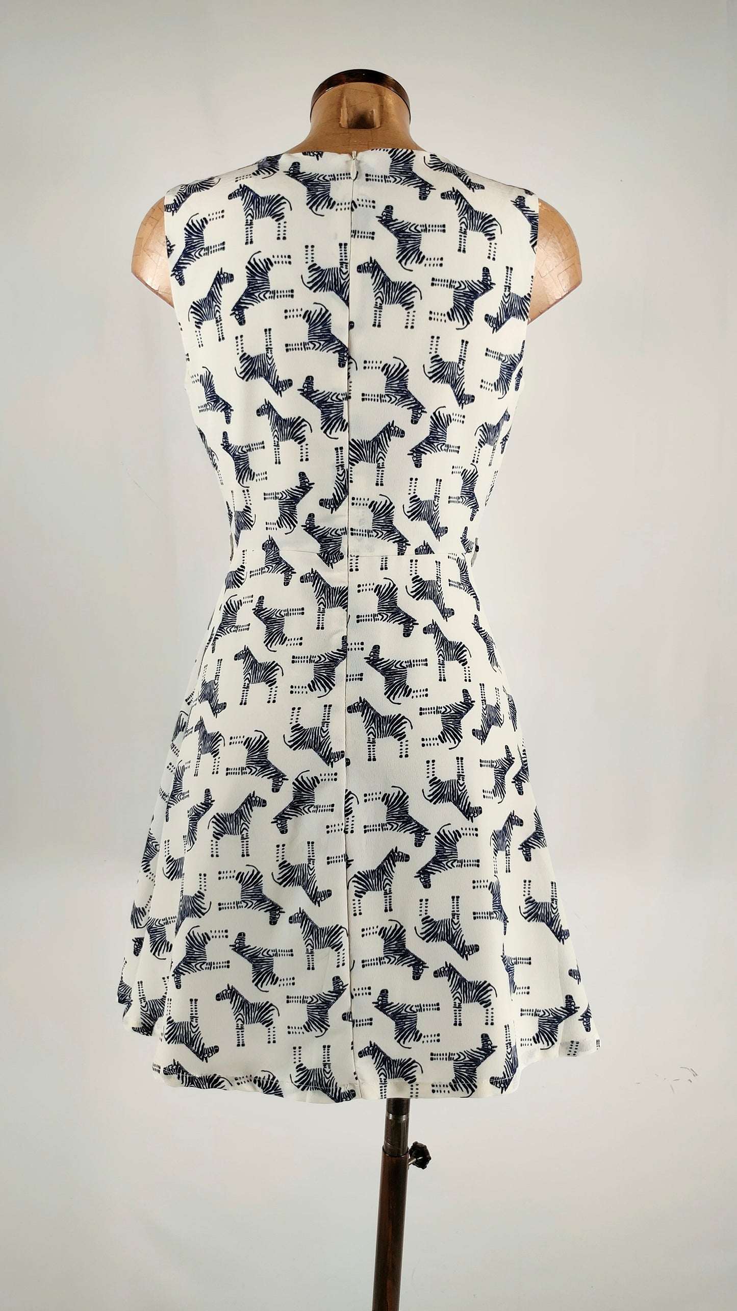 Vestido de zebras sixties