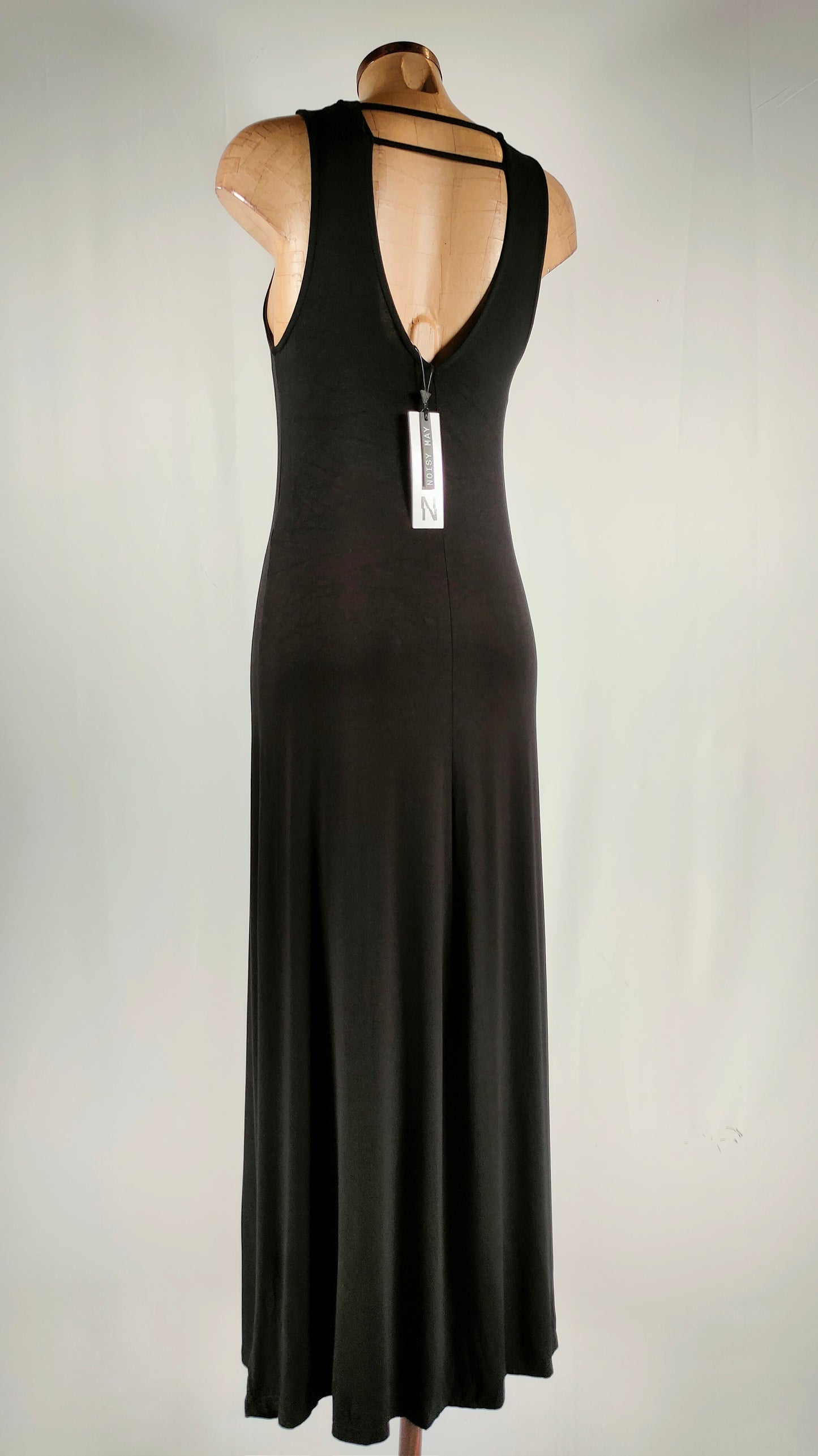 Vestido largo negro Noisy May