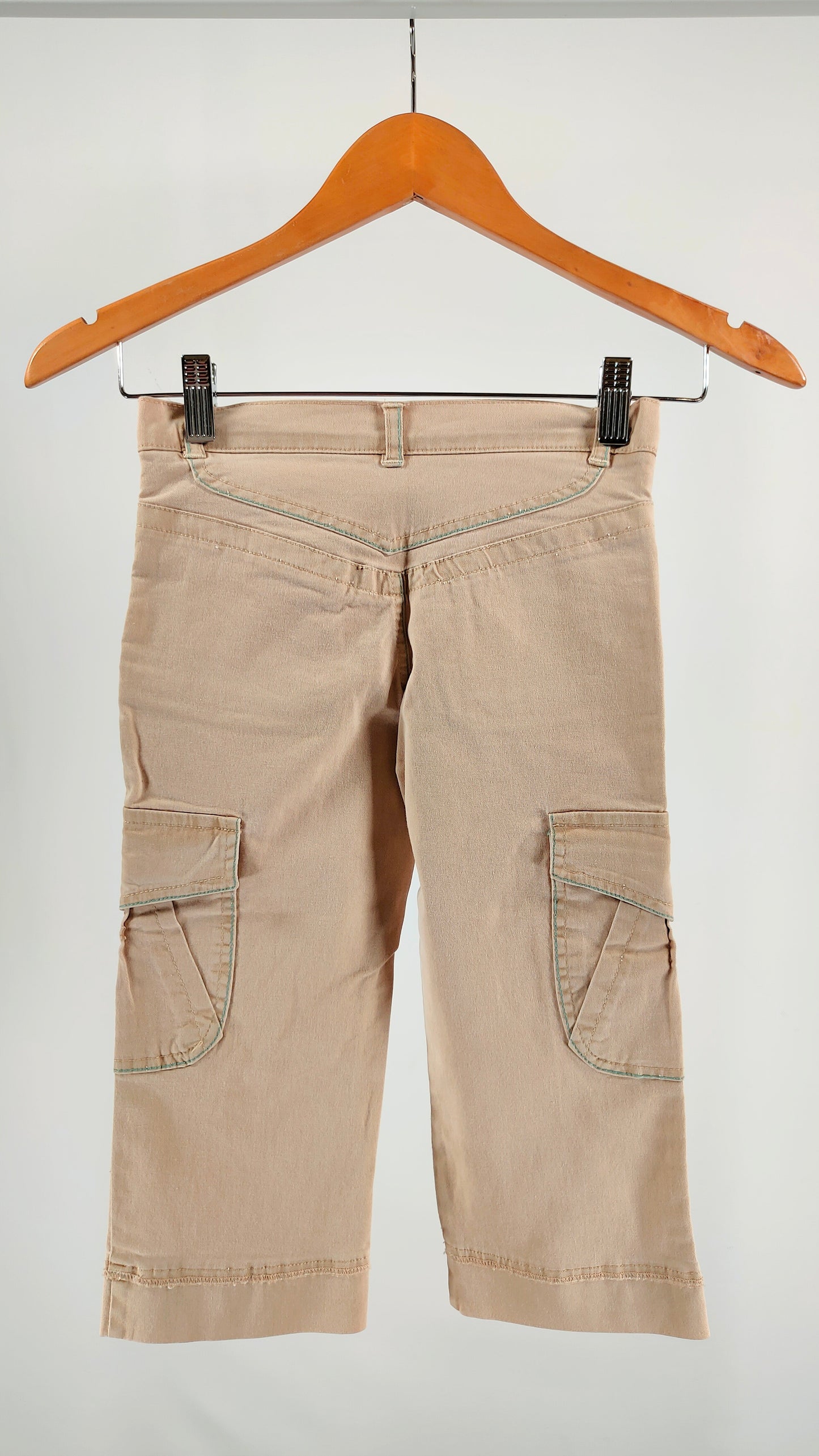 Pantalones cargo niña Beige